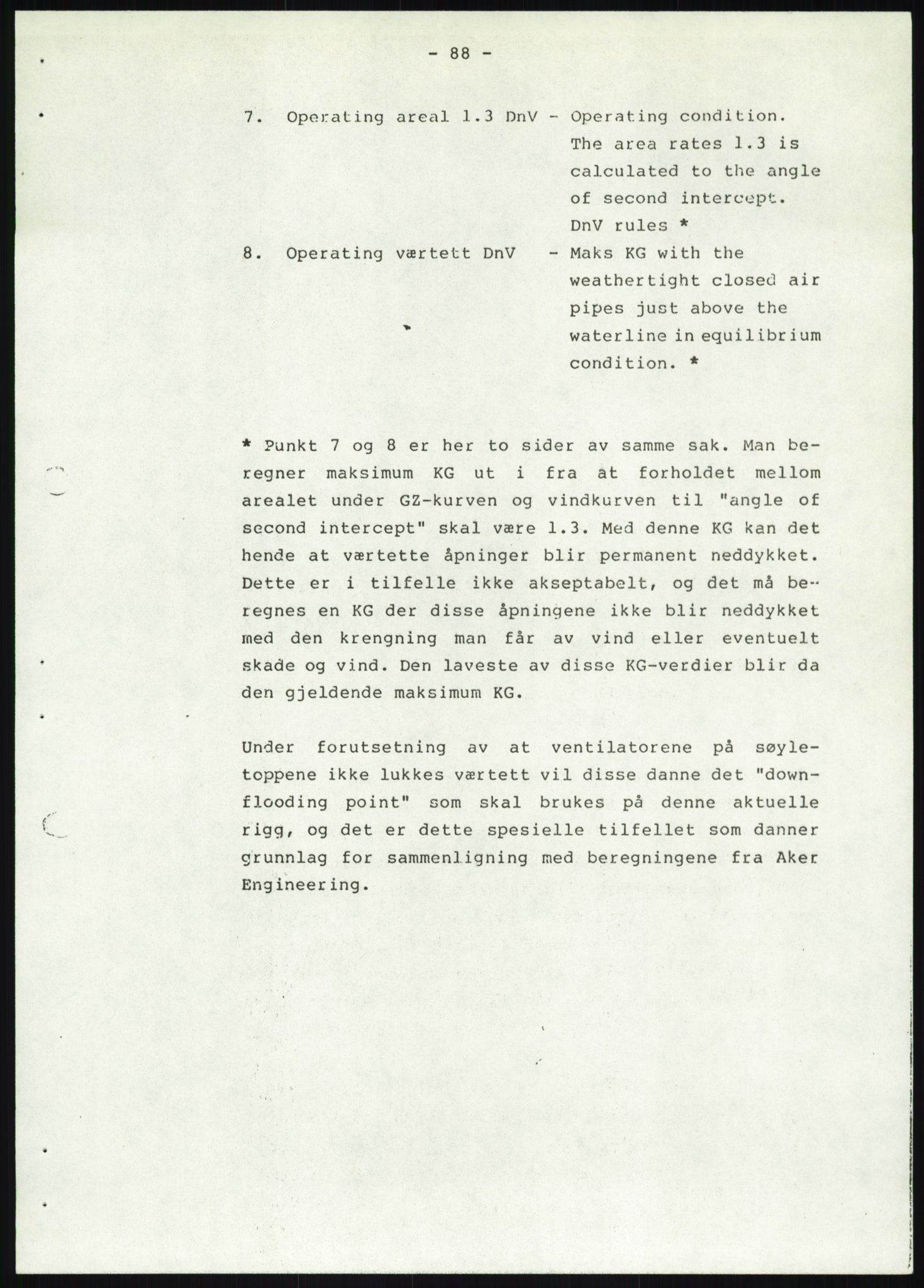Justisdepartementet, Granskningskommisjonen ved Alexander Kielland-ulykken 27.3.1980, AV/RA-S-1165/D/L0019: S Værforhold (Doku.liste + S1-S5 av 5)/ T (T1-T2)/ U Stabilitet (Doku.liste + U1-U5 av 5), 1980-1981, s. 910