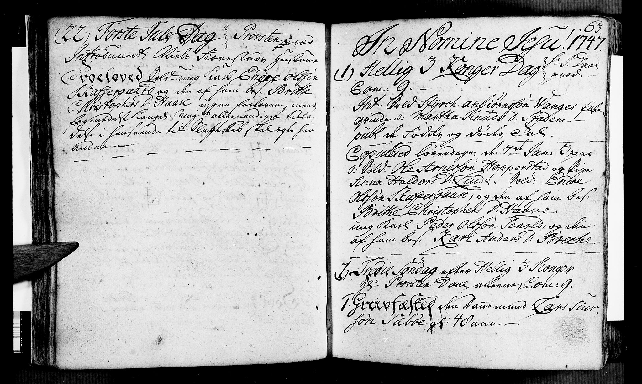 Vik sokneprestembete, AV/SAB-A-81501/H/Haa/Haaa/L0002: Ministerialbok nr. A 2 / 1, 1740-1757, s. 63