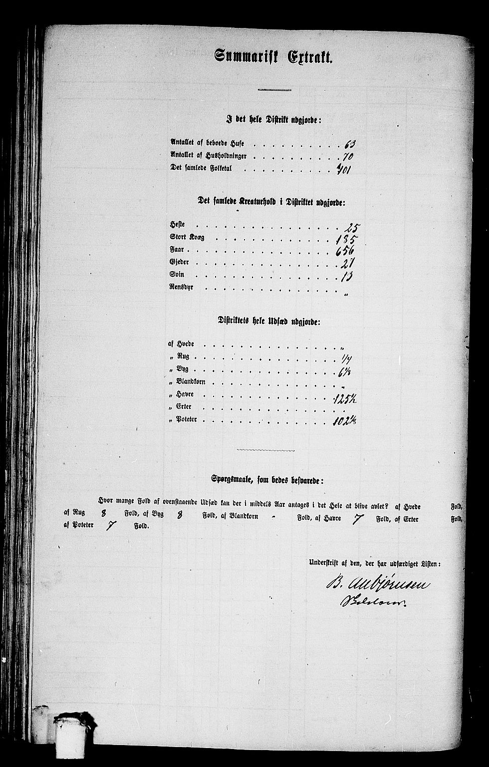 RA, Folketelling 1865 for 1560P Tingvoll prestegjeld, 1865, s. 96