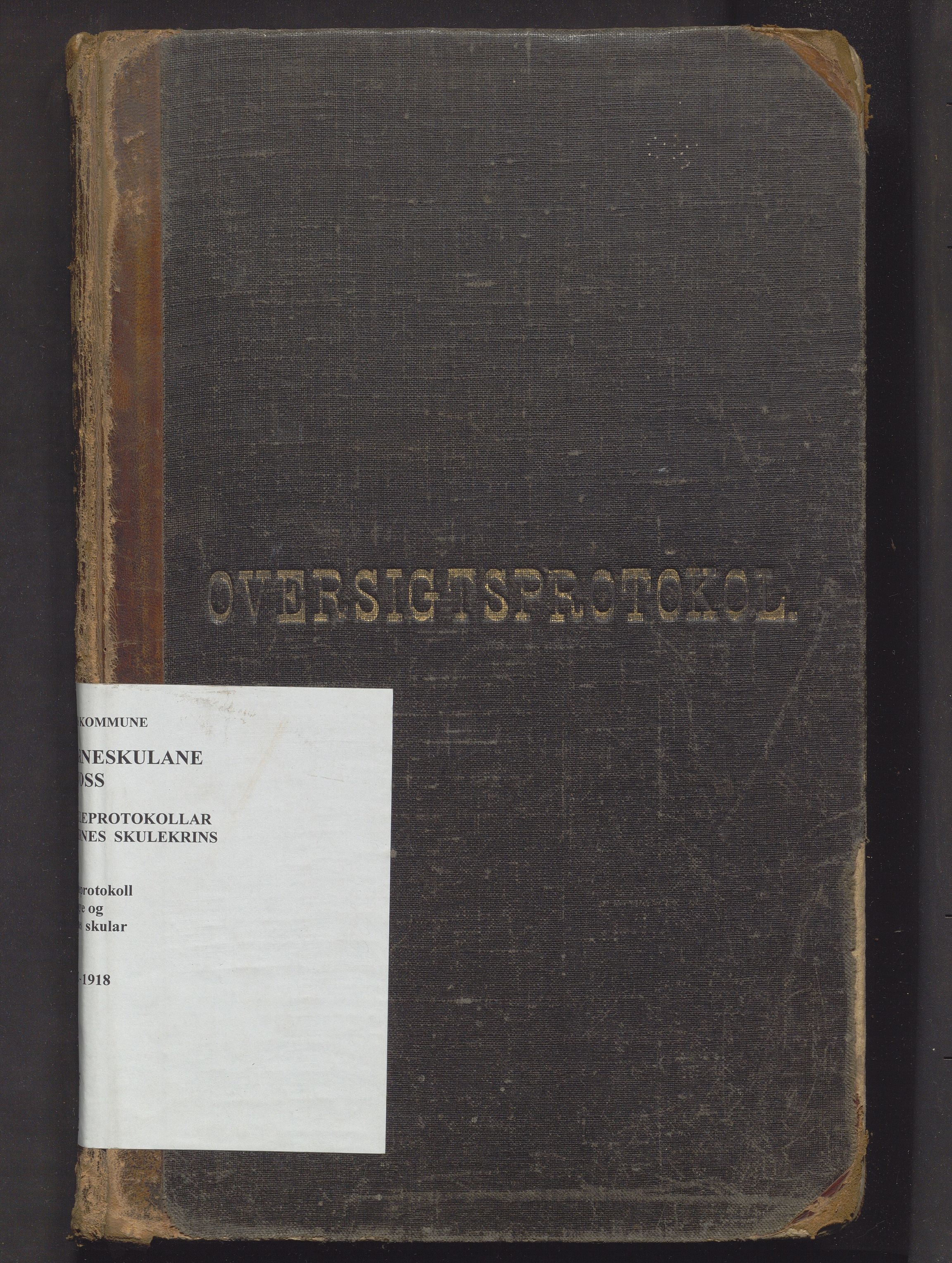 Voss kommune. Barneskulane, IKAH/1235-231/F/Fi/L0002: Skuleprotokoll for Rongve og Jernes skular, 1892-1918