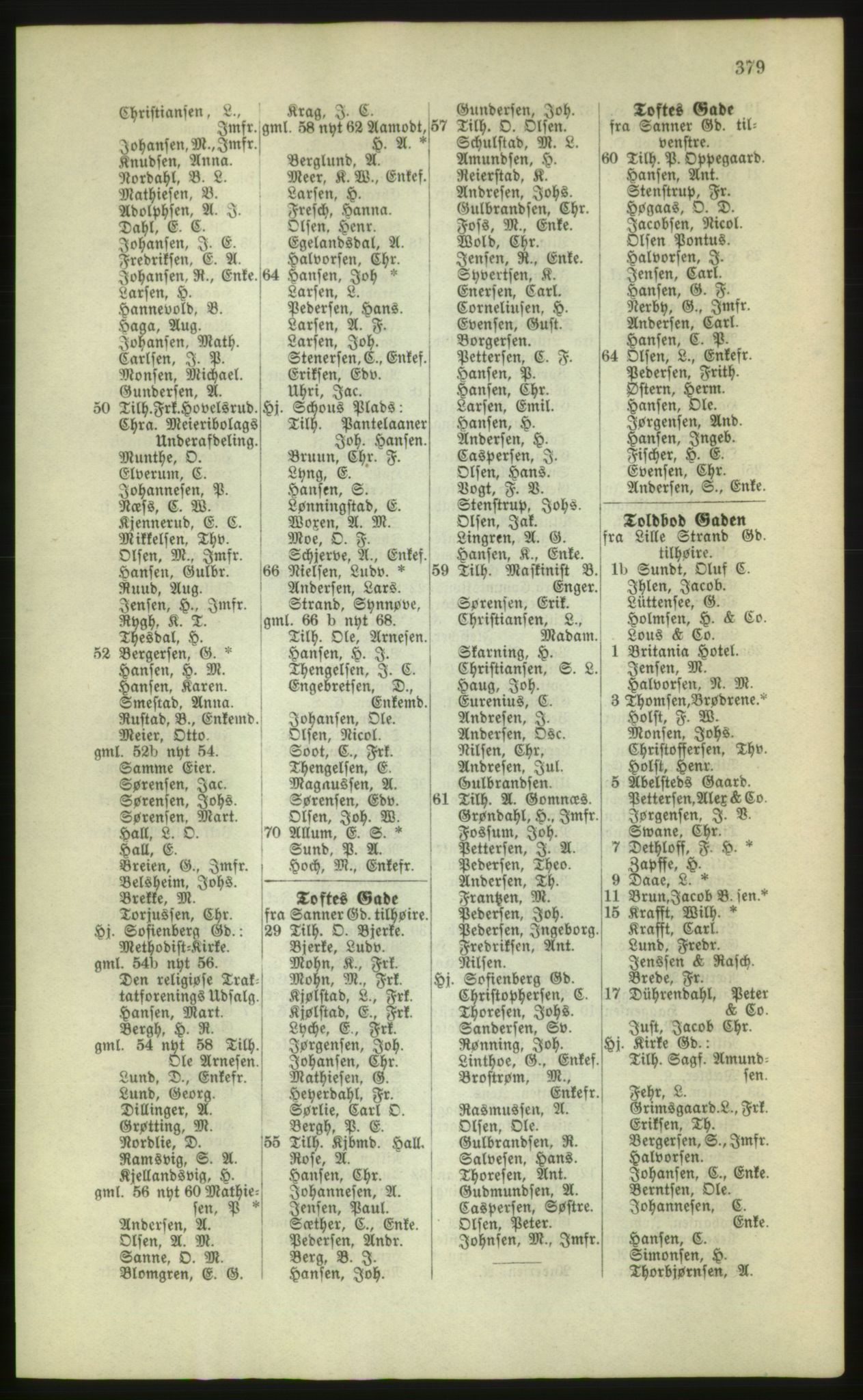 Kristiania/Oslo adressebok, PUBL/-, 1880, s. 379