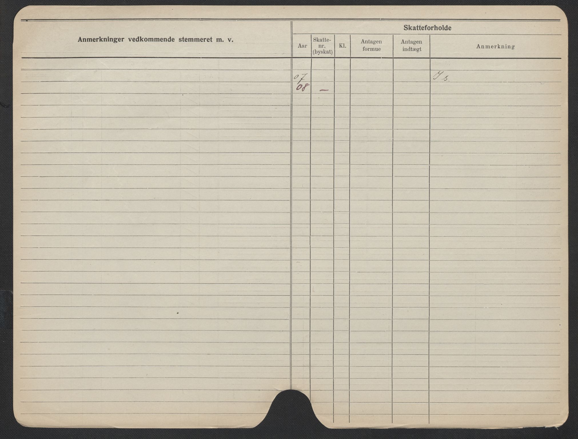 Oslo folkeregister, Registerkort, AV/SAO-A-11715/F/Fa/Fac/L0019: Kvinner, 1906-1914, s. 374b