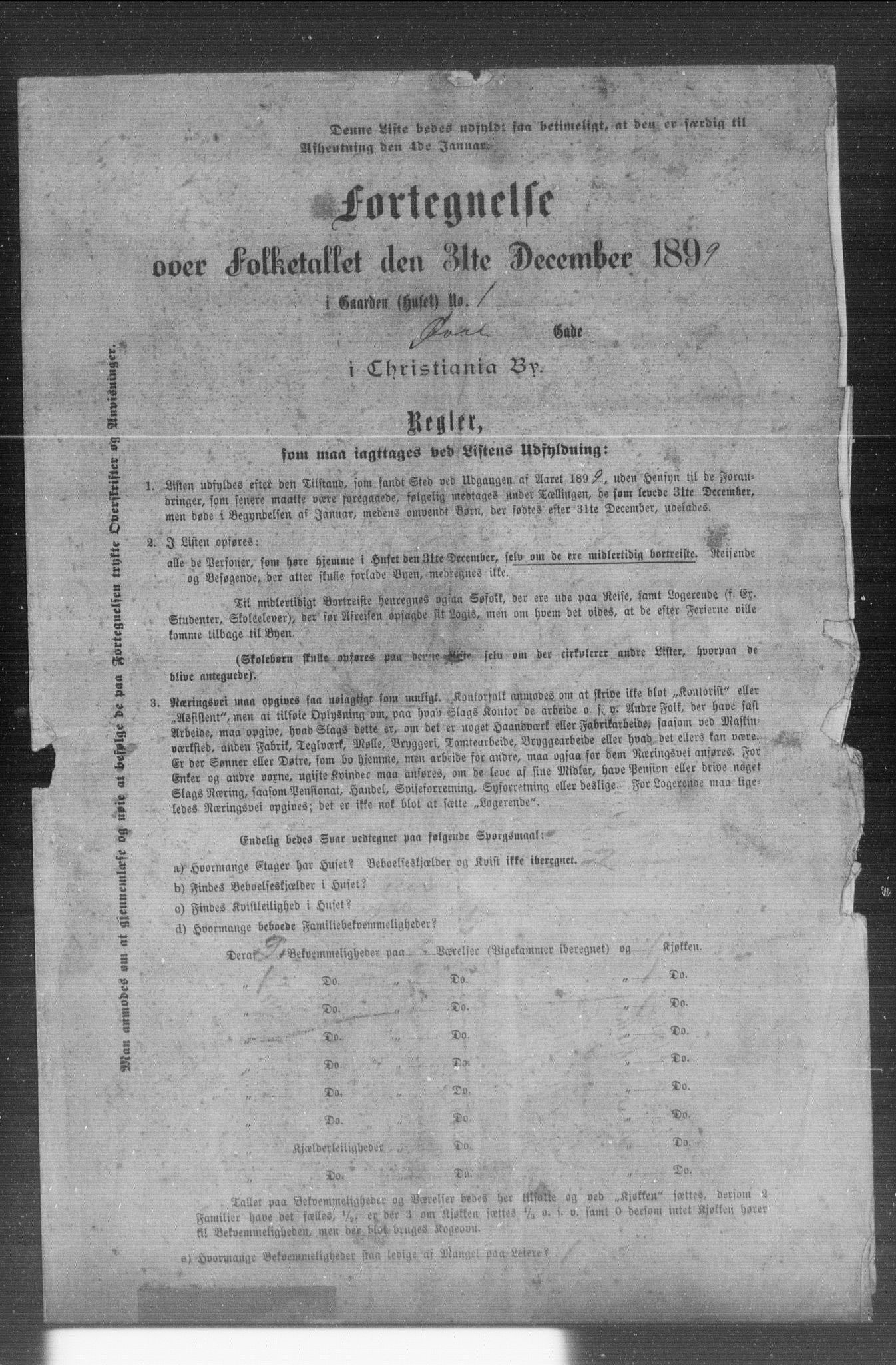 OBA, Kommunal folketelling 31.12.1899 for Kristiania kjøpstad, 1899, s. 16596