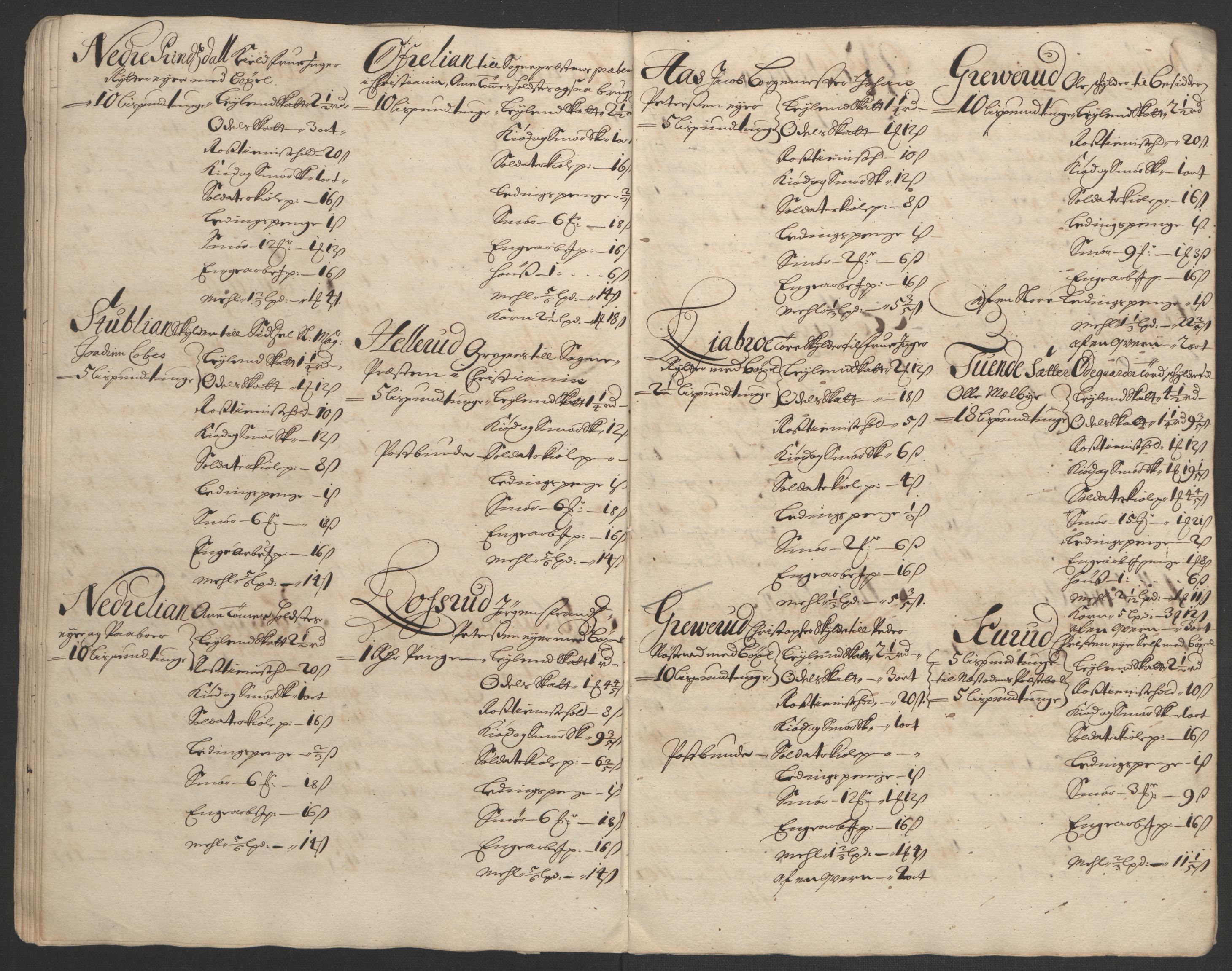 Rentekammeret inntil 1814, Reviderte regnskaper, Fogderegnskap, AV/RA-EA-4092/R08/L0426: Fogderegnskap Aker, 1692-1693, s. 298