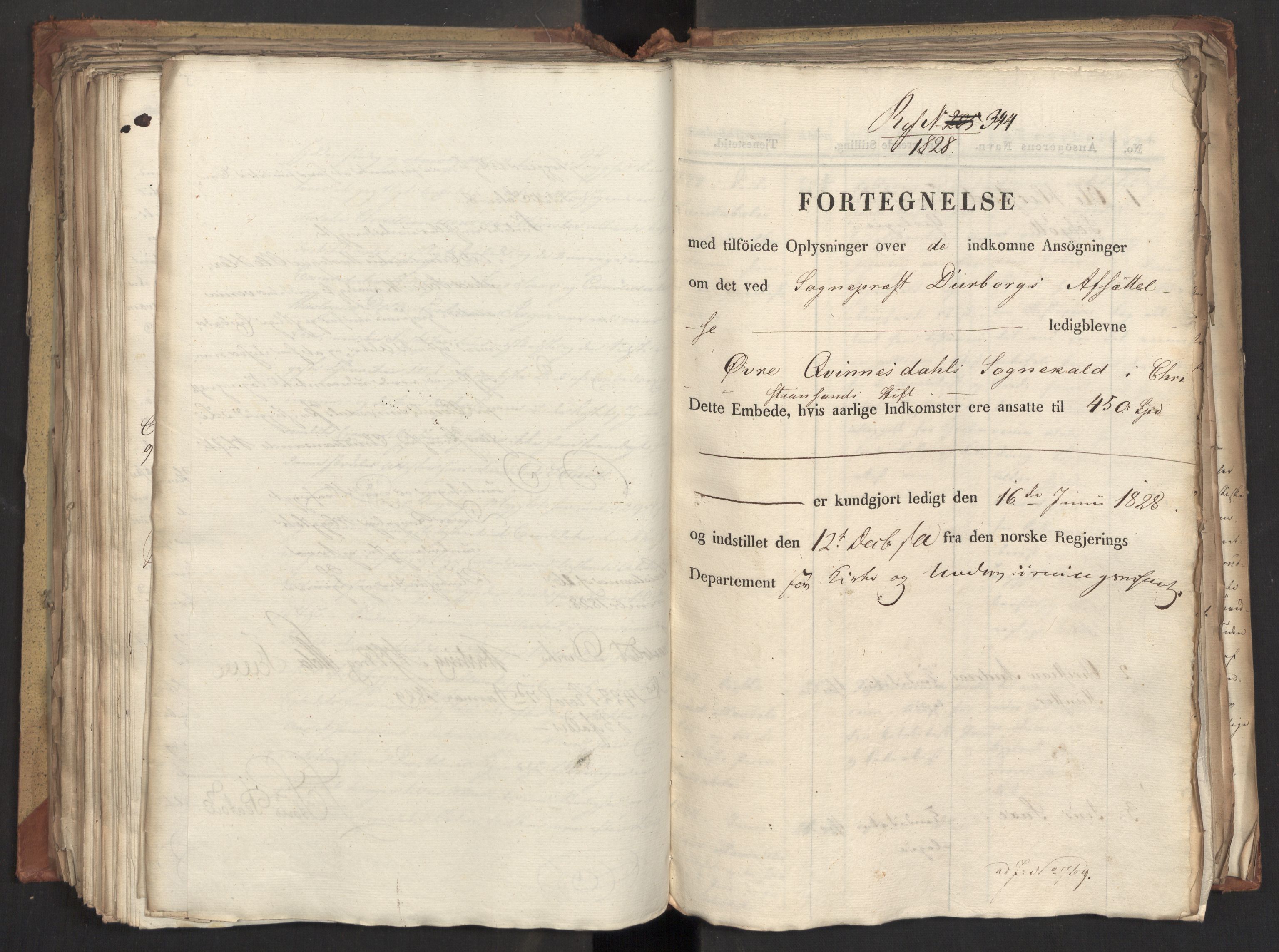 Statsrådsavdelingen i Stockholm, RA/S-1003/D/Da/L0057: Regjeringsinnstillinger nr. 651-807, 1828, s. 329