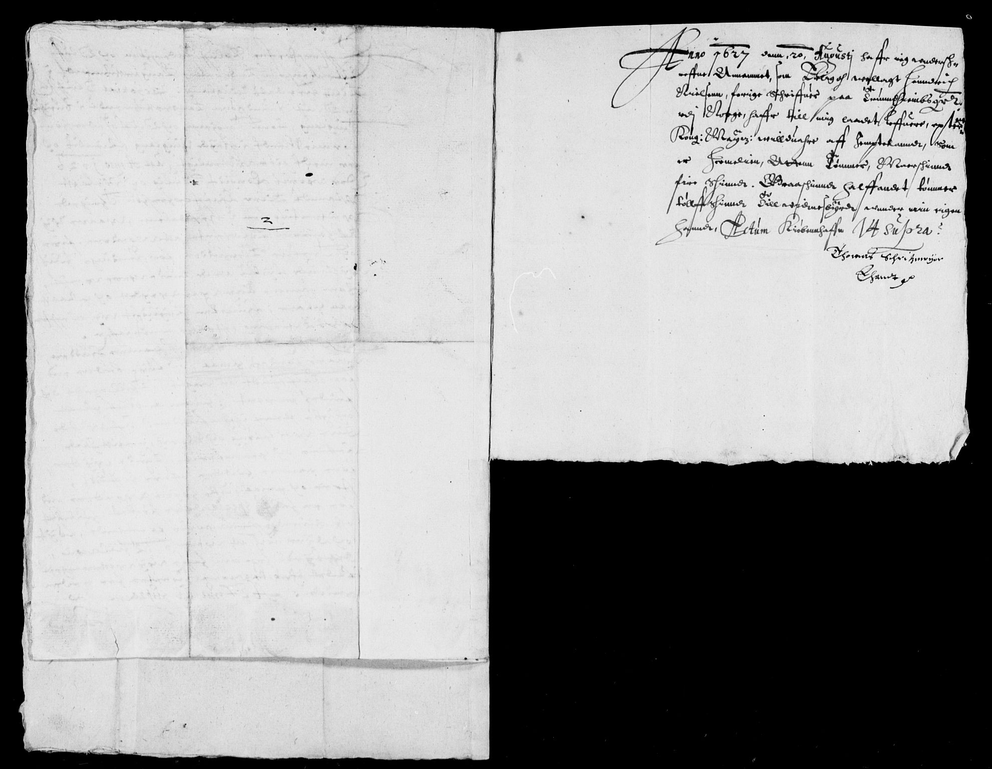 Rentekammeret inntil 1814, Reviderte regnskaper, Lensregnskaper, RA/EA-5023/R/Rb/Rbw/L0031: Trondheim len, 1626-1627