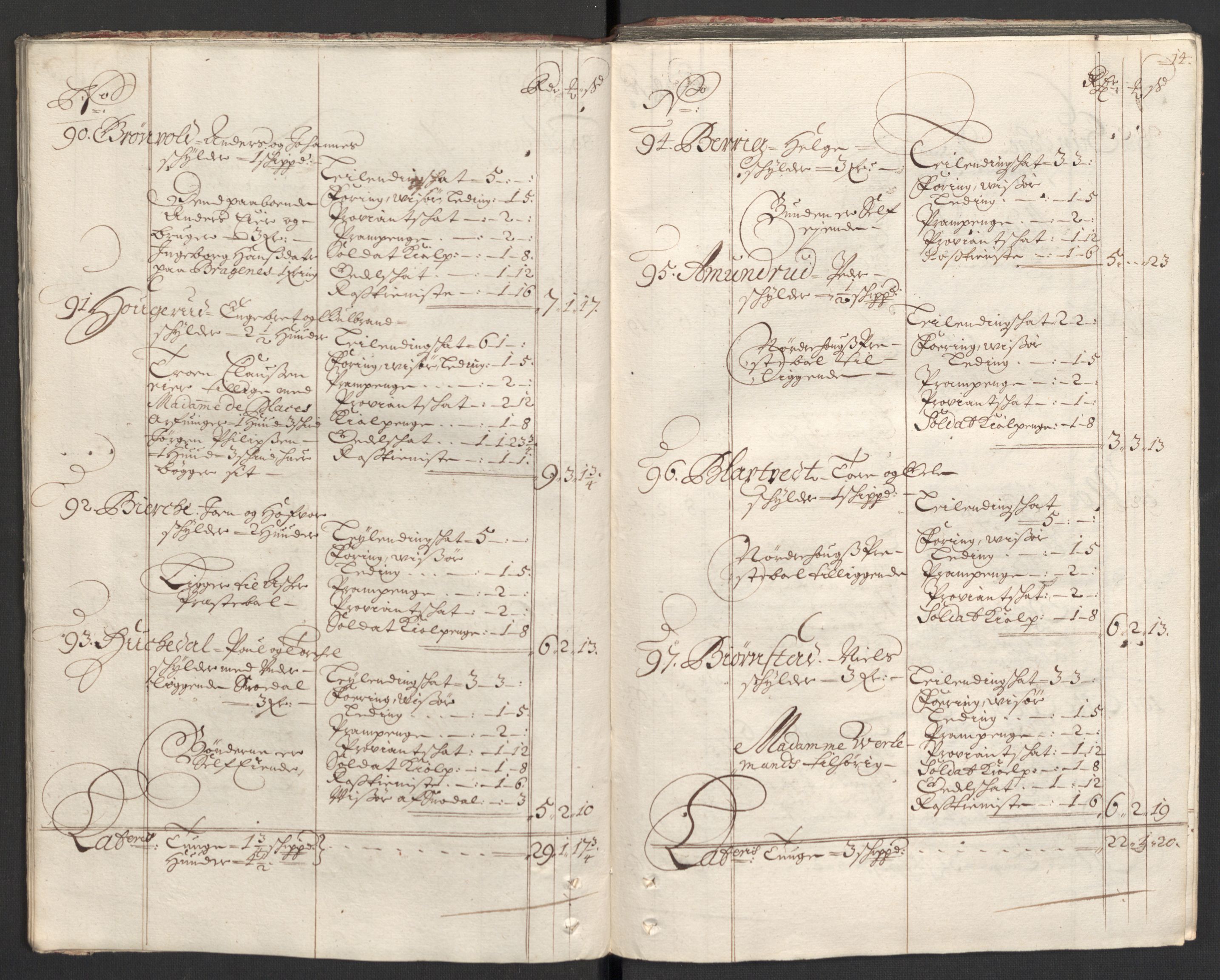 Rentekammeret inntil 1814, Reviderte regnskaper, Fogderegnskap, AV/RA-EA-4092/R22/L1453: Fogderegnskap Ringerike, Hallingdal og Buskerud, 1696, s. 45