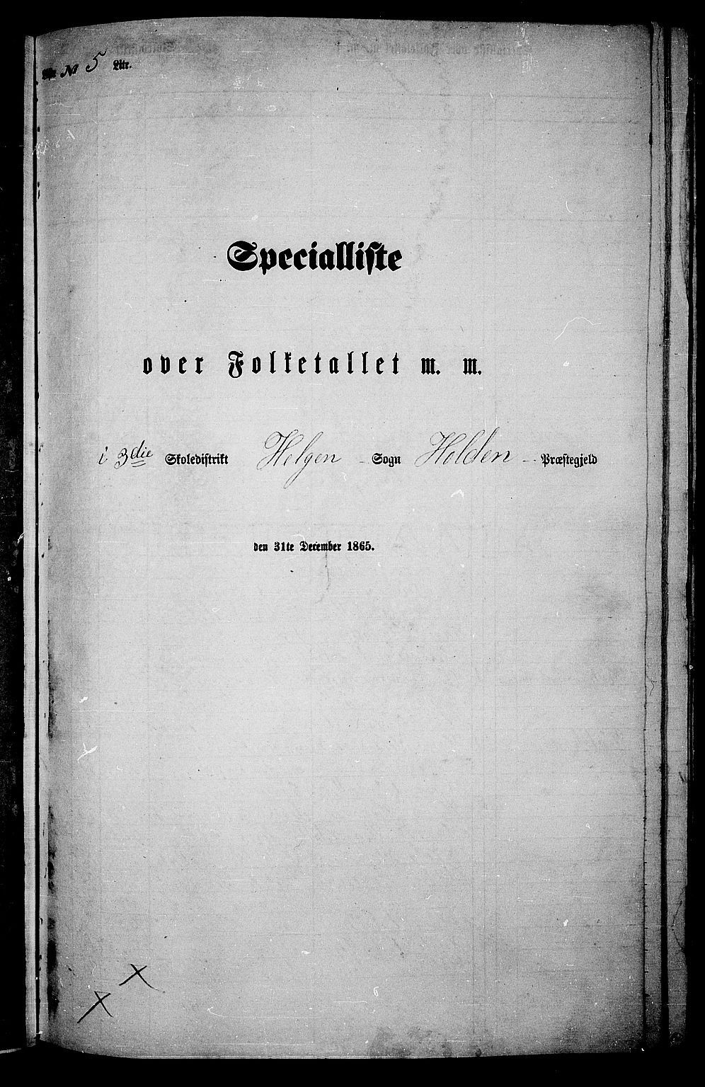 RA, Folketelling 1865 for 0819P Holla prestegjeld, 1865, s. 90