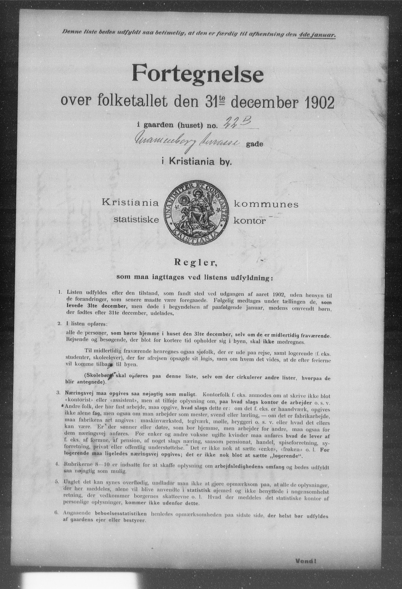 OBA, Kommunal folketelling 31.12.1902 for Kristiania kjøpstad, 1902, s. 22347