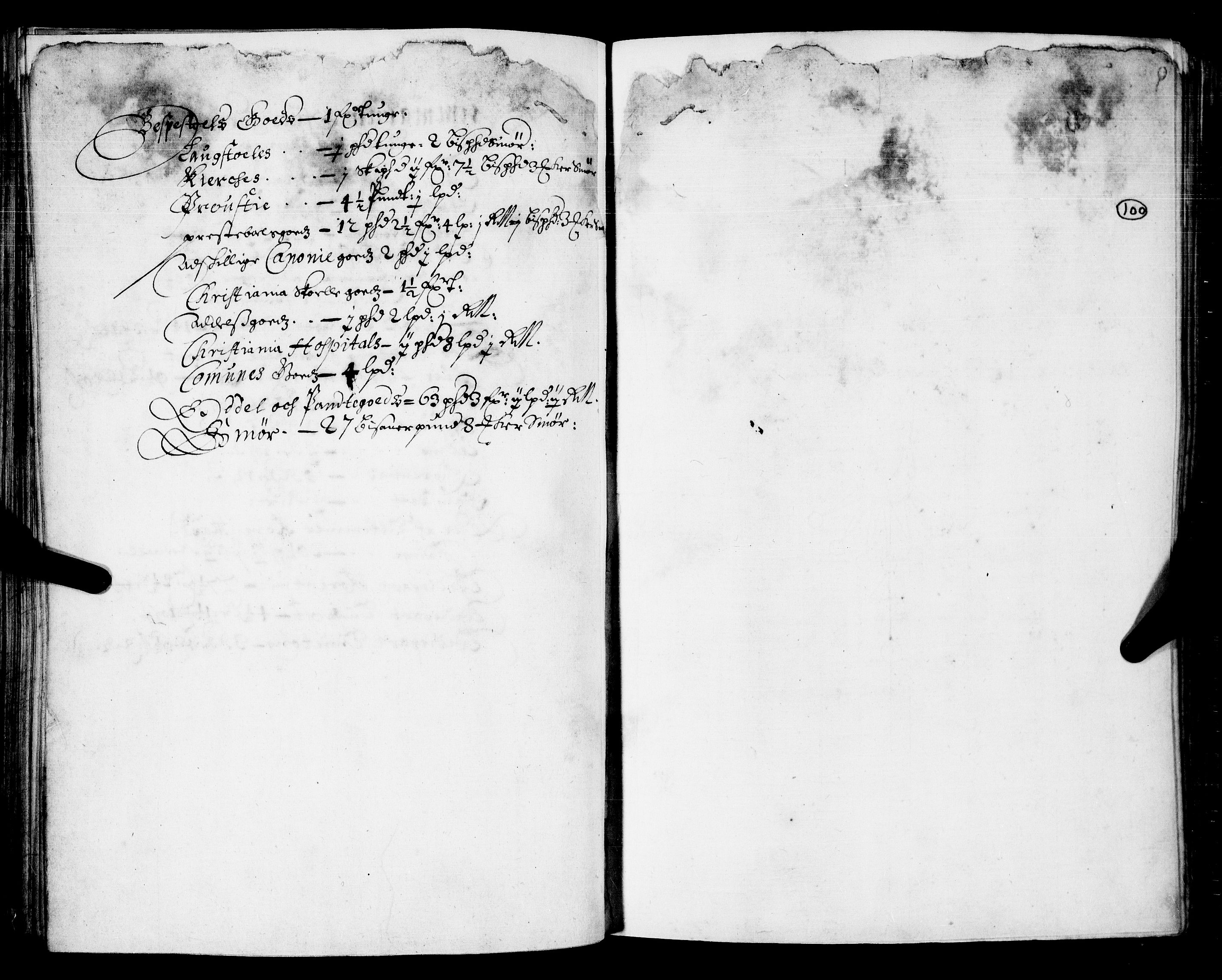 Rentekammeret inntil 1814, Realistisk ordnet avdeling, RA/EA-4070/N/Nb/Nba/L0018: Hadeland og Valdres fogderi, 3. del, 1669, s. 99b-100a