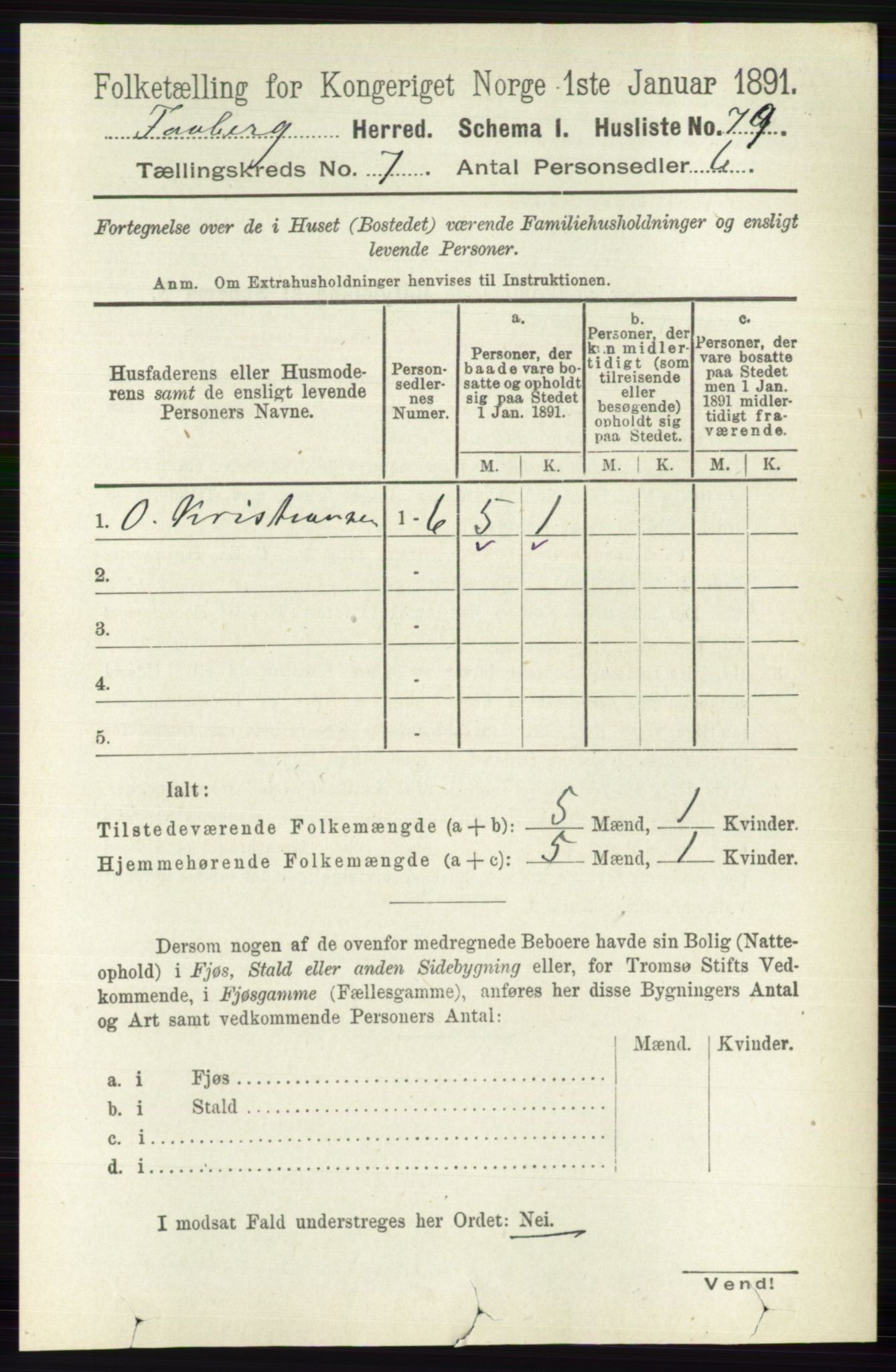 RA, Folketelling 1891 for 0524 Fåberg herred, 1891, s. 2767