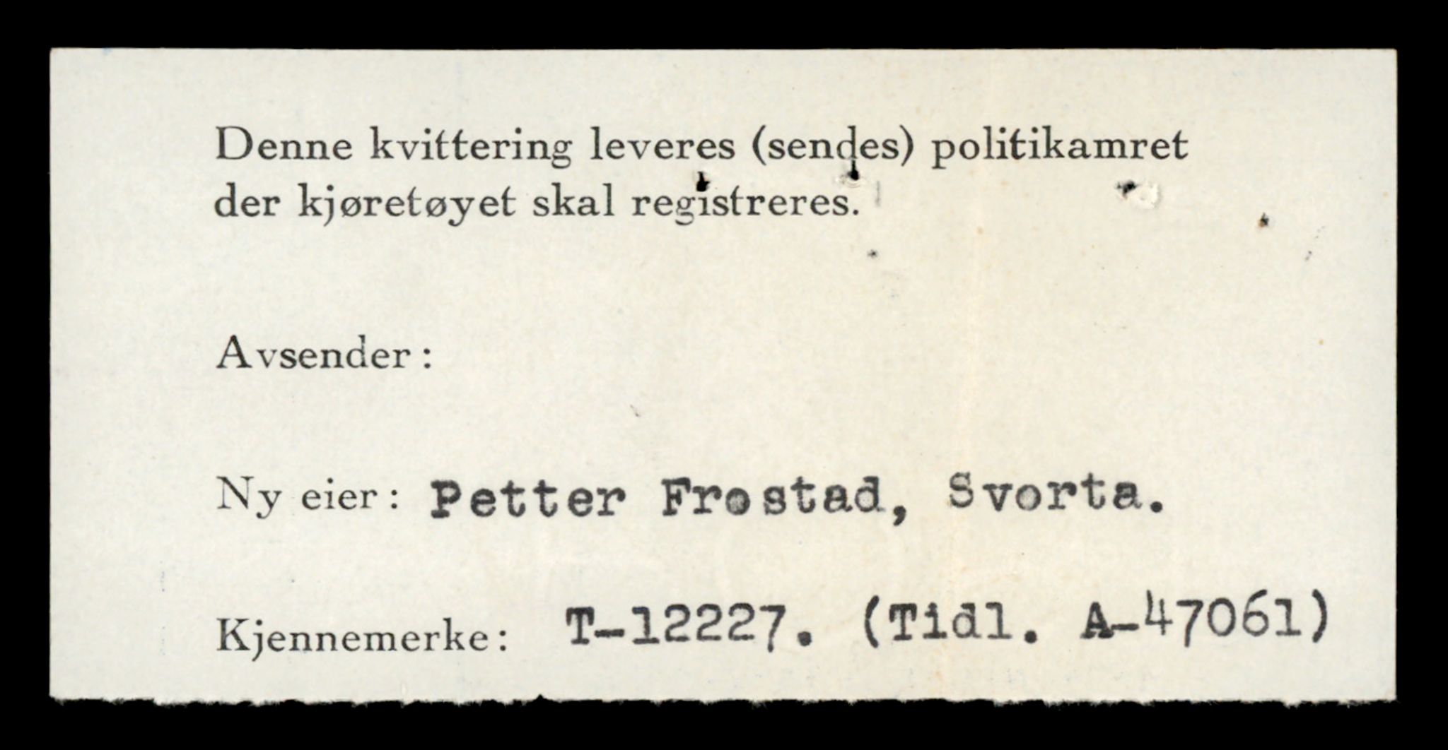 Møre og Romsdal vegkontor - Ålesund trafikkstasjon, AV/SAT-A-4099/F/Fe/L0033: Registreringskort for kjøretøy T 12151 - T 12474, 1927-1998, s. 1958