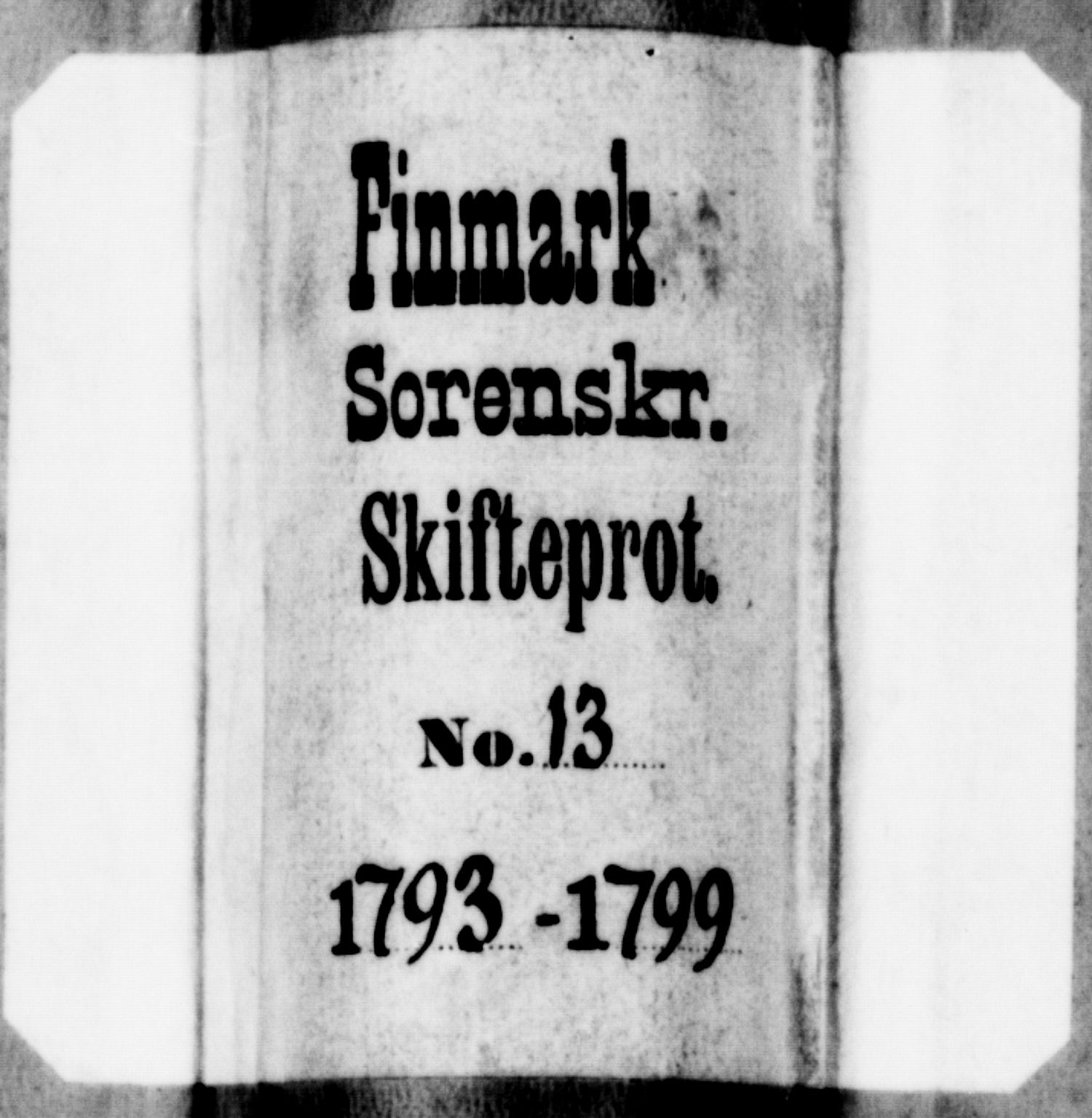 Finnmark sorenskriveri, SATØ/S-0053/H/Ha/L0070: Skifteprotokoller m/reg., 1793-1799