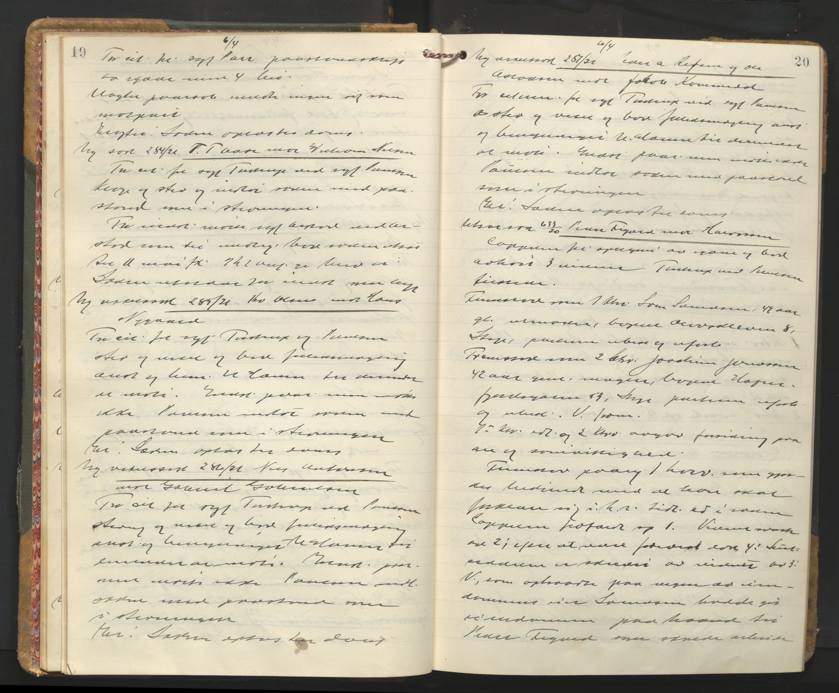 Stavanger byrett, AV/SAST-A-100455/001/3/320/3201BA/L0002: Bytingprotokoll, 1921-1922