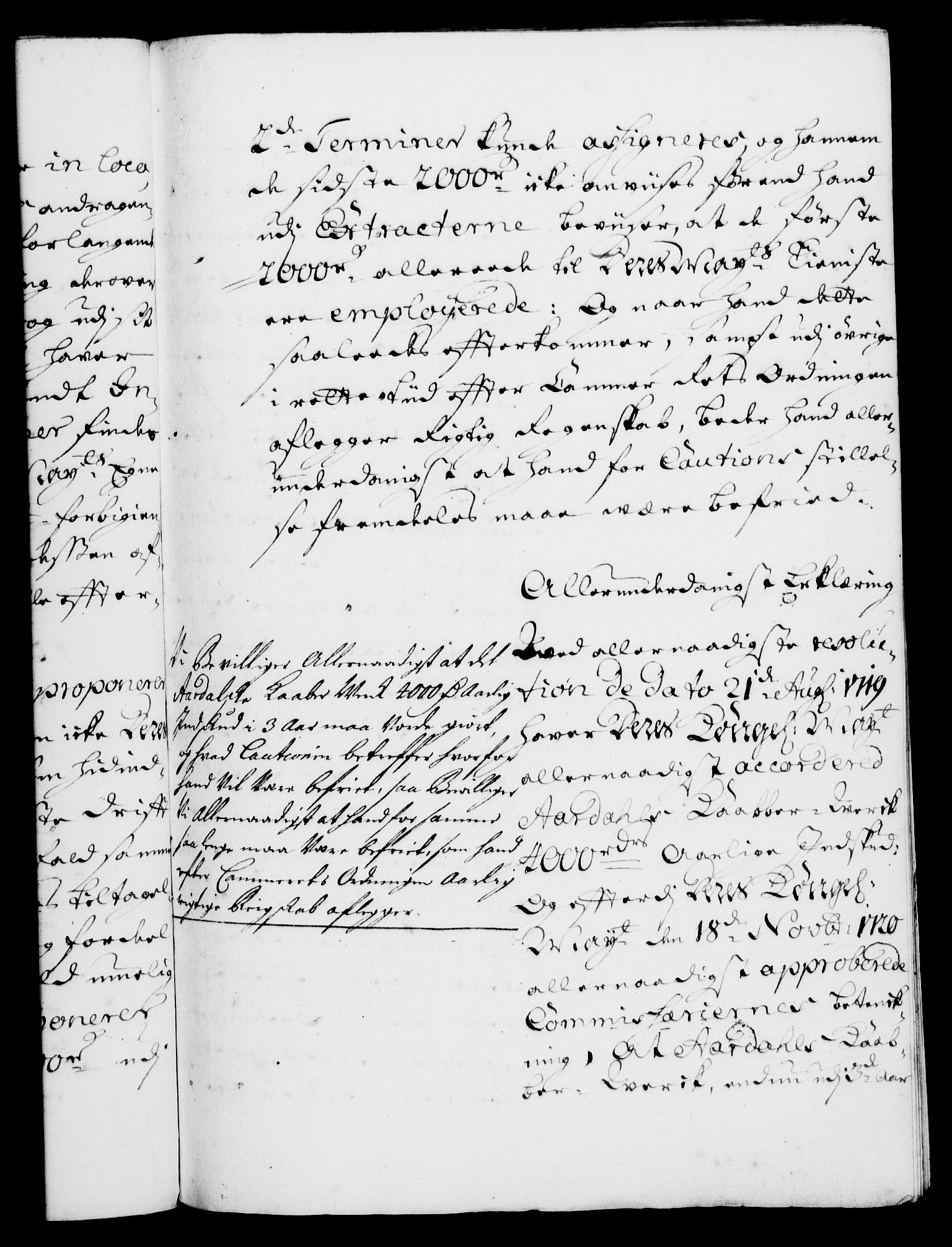 Rentekammeret, Kammerkanselliet, RA/EA-3111/G/Gf/Gfa/L0004: Norsk relasjons- og resolusjonsprotokoll (merket RK 52.4), 1721, s. 531