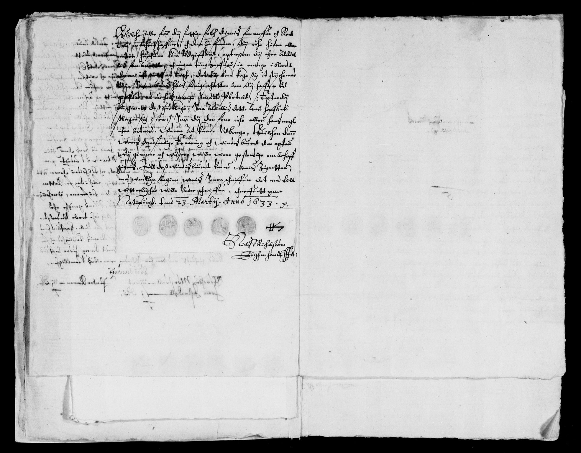 Rentekammeret inntil 1814, Reviderte regnskaper, Lensregnskaper, AV/RA-EA-5023/R/Rb/Rbw/L0050: Trondheim len, 1632-1633