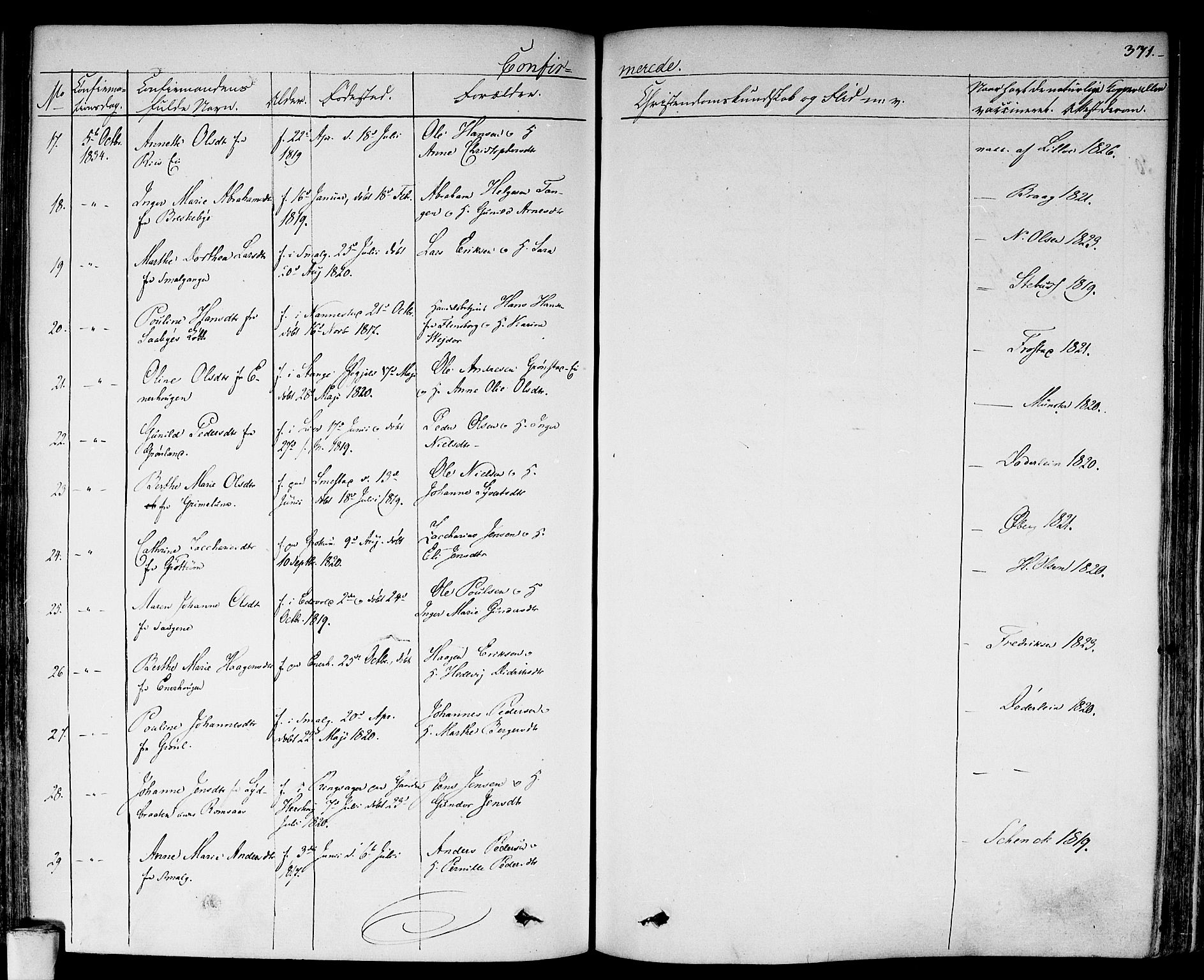 Aker prestekontor kirkebøker, AV/SAO-A-10861/F/L0013: Ministerialbok nr. 13, 1828-1837, s. 371