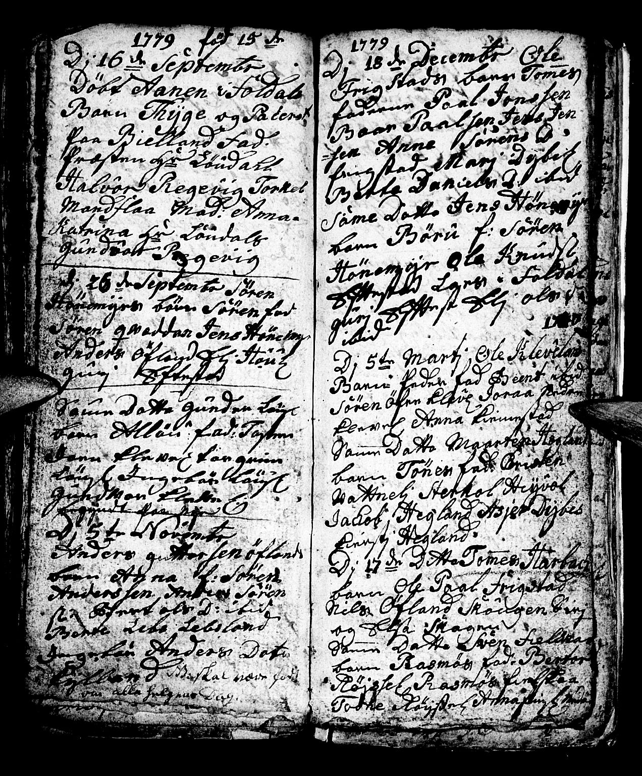 Bjelland sokneprestkontor, SAK/1111-0005/F/Fb/Fbb/L0001: Klokkerbok nr. B 1, 1732-1782, s. 113
