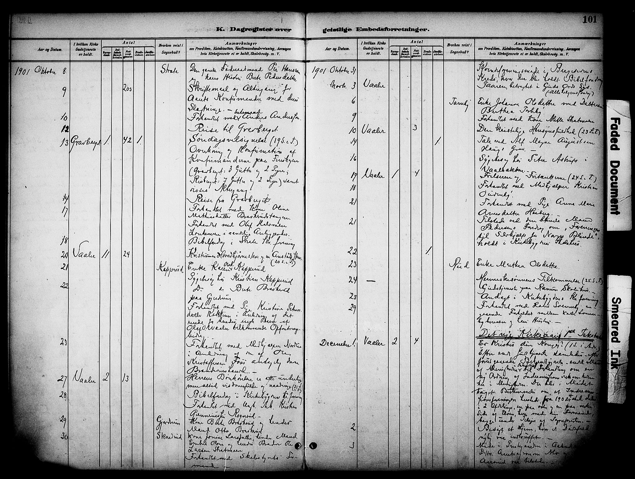 Våler prestekontor, Hedmark, AV/SAH-PREST-040/H/Ha/Haa/L0006: Ministerialbok nr. 6, 1894-1908, s. 101
