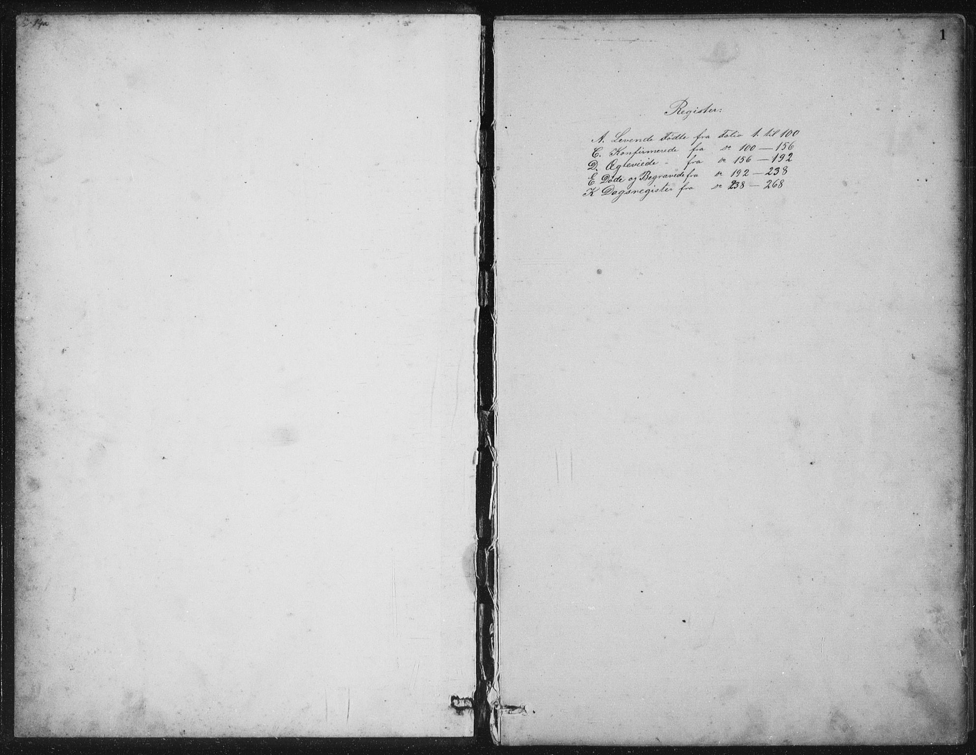 Gulen sokneprestembete, SAB/A-80201/H/Hab/Habc/L0002: Klokkerbok nr. C 2, 1880-1938, s. 1