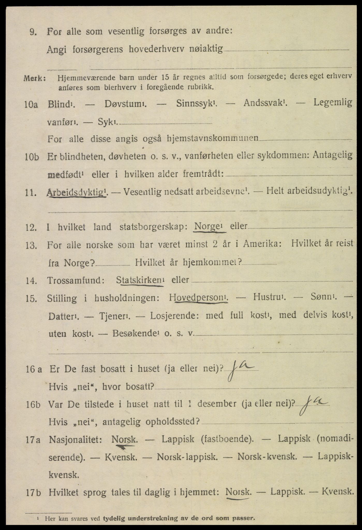 SAT, Folketelling 1920 for 1736 Snåsa herred, 1920, s. 3425