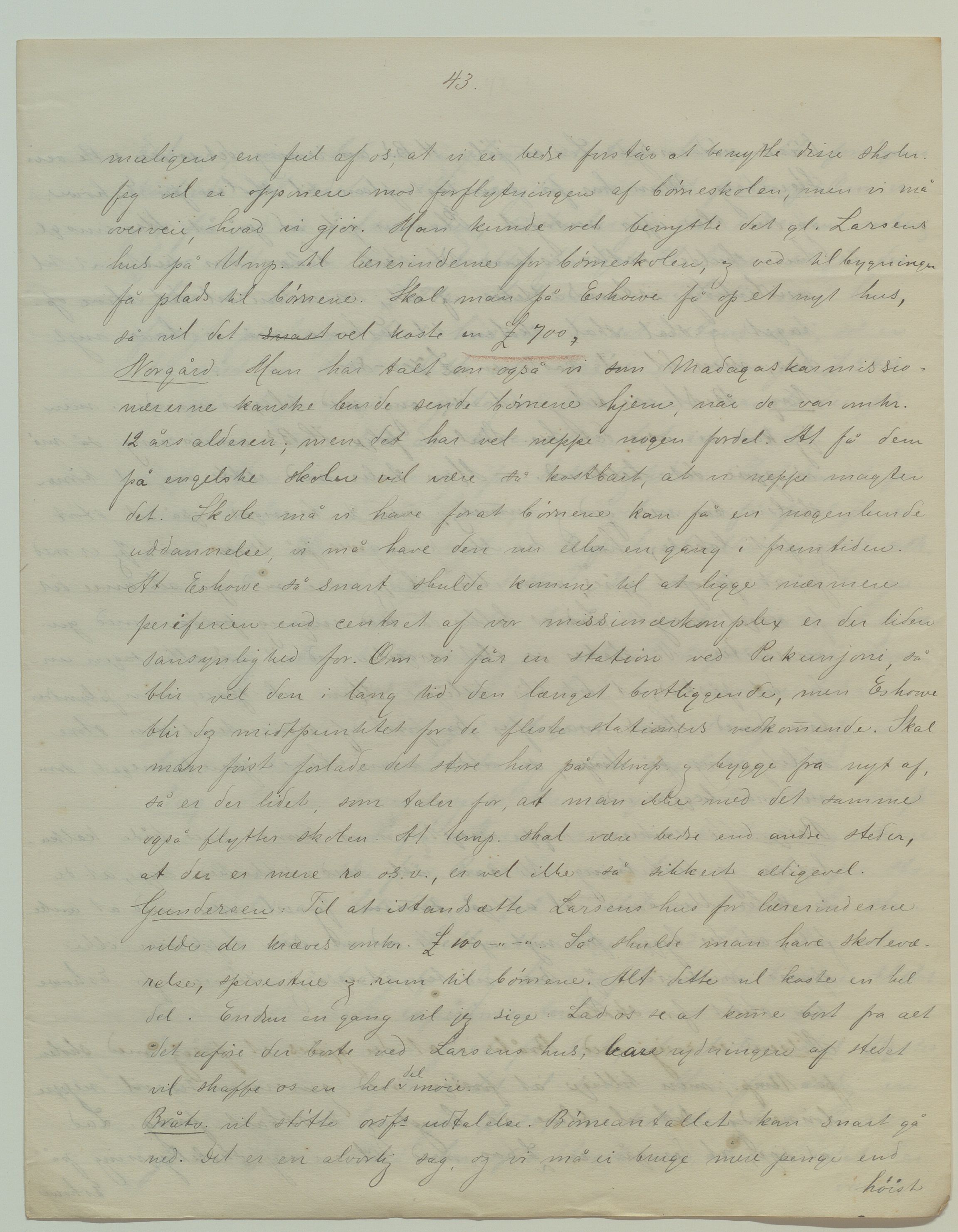 Det Norske Misjonsselskap - hovedadministrasjonen, VID/MA-A-1045/D/Da/Daa/L0039/0011: Konferansereferat og årsberetninger / Konferansereferat fra Sør-Afrika., 1893, s. 43