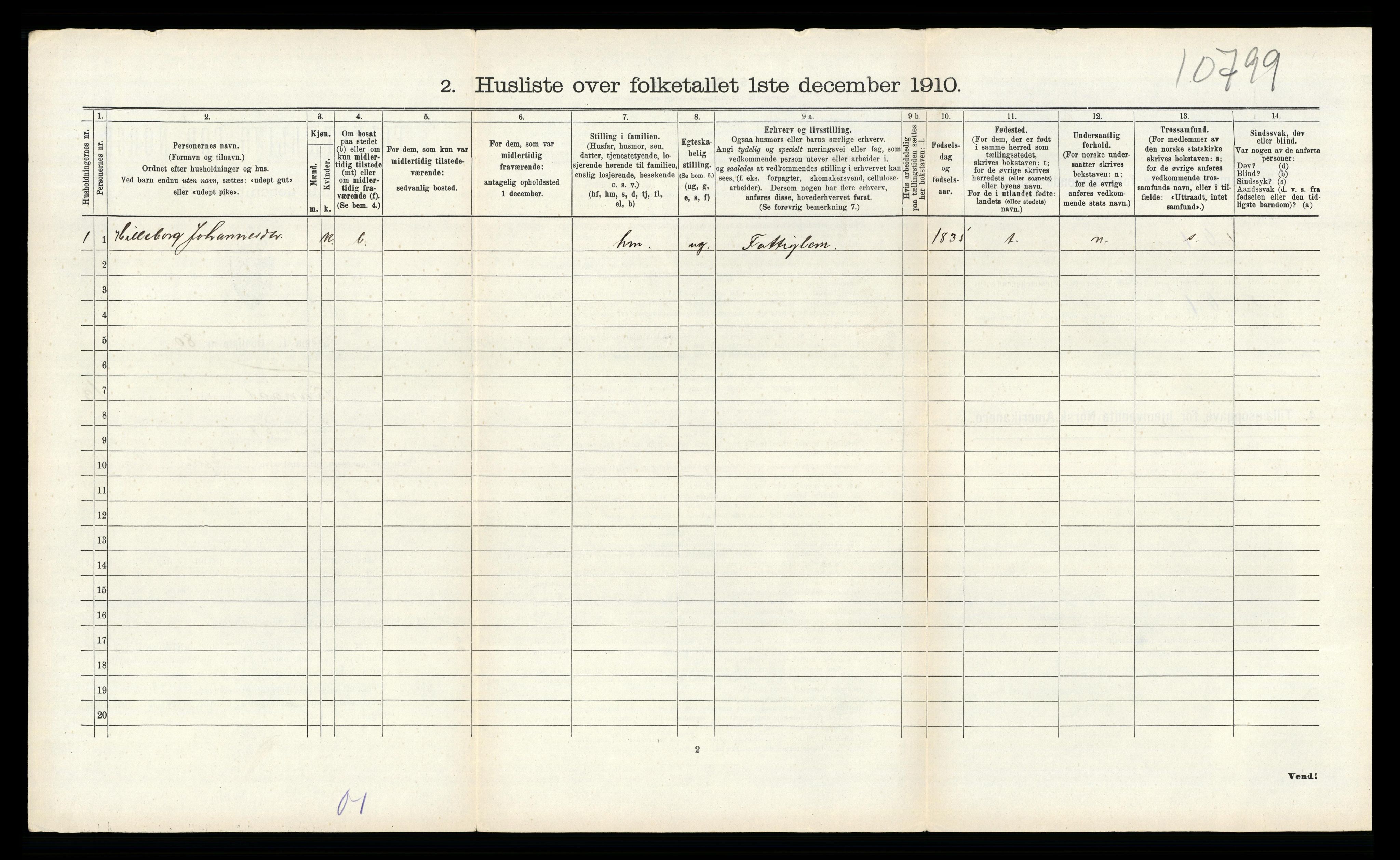 RA, Folketelling 1910 for 1218 Finnås herred, 1910, s. 1683