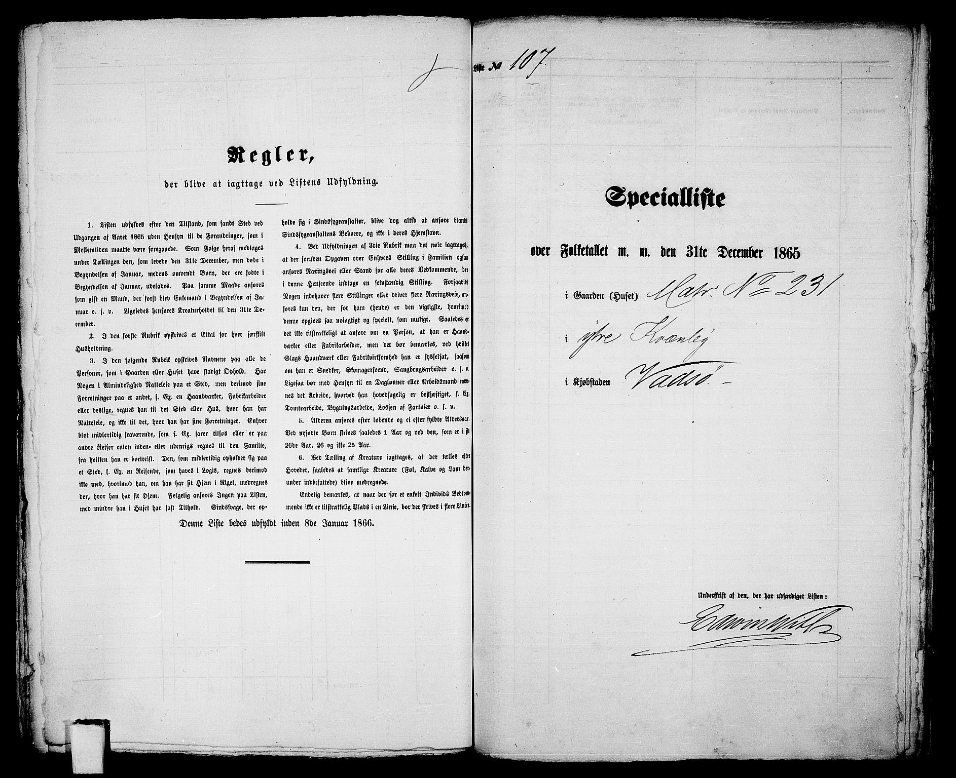 RA, Folketelling 1865 for 2003B Vadsø prestegjeld, Vadsø kjøpstad, 1865, s. 220