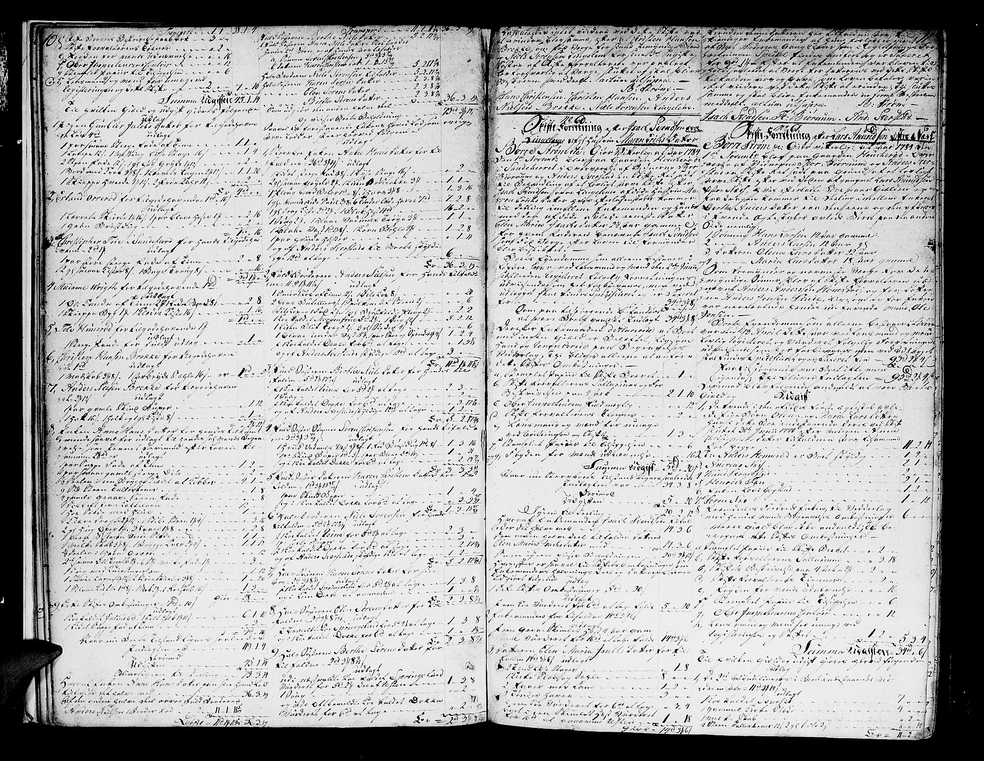 Larvik sorenskriveri, AV/SAKO-A-83/H/Hd/Hda/L0013a: Skifteprotokoll, 1784-1793, s. 10-11