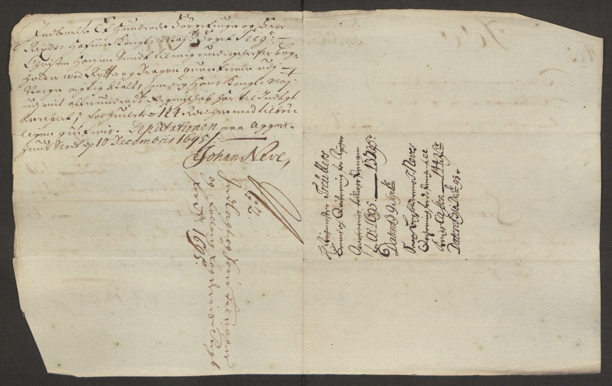 Rentekammeret inntil 1814, Reviderte regnskaper, Fogderegnskap, AV/RA-EA-4092/R10/L0439: Fogderegnskap Aker og Follo, 1695, s. 228