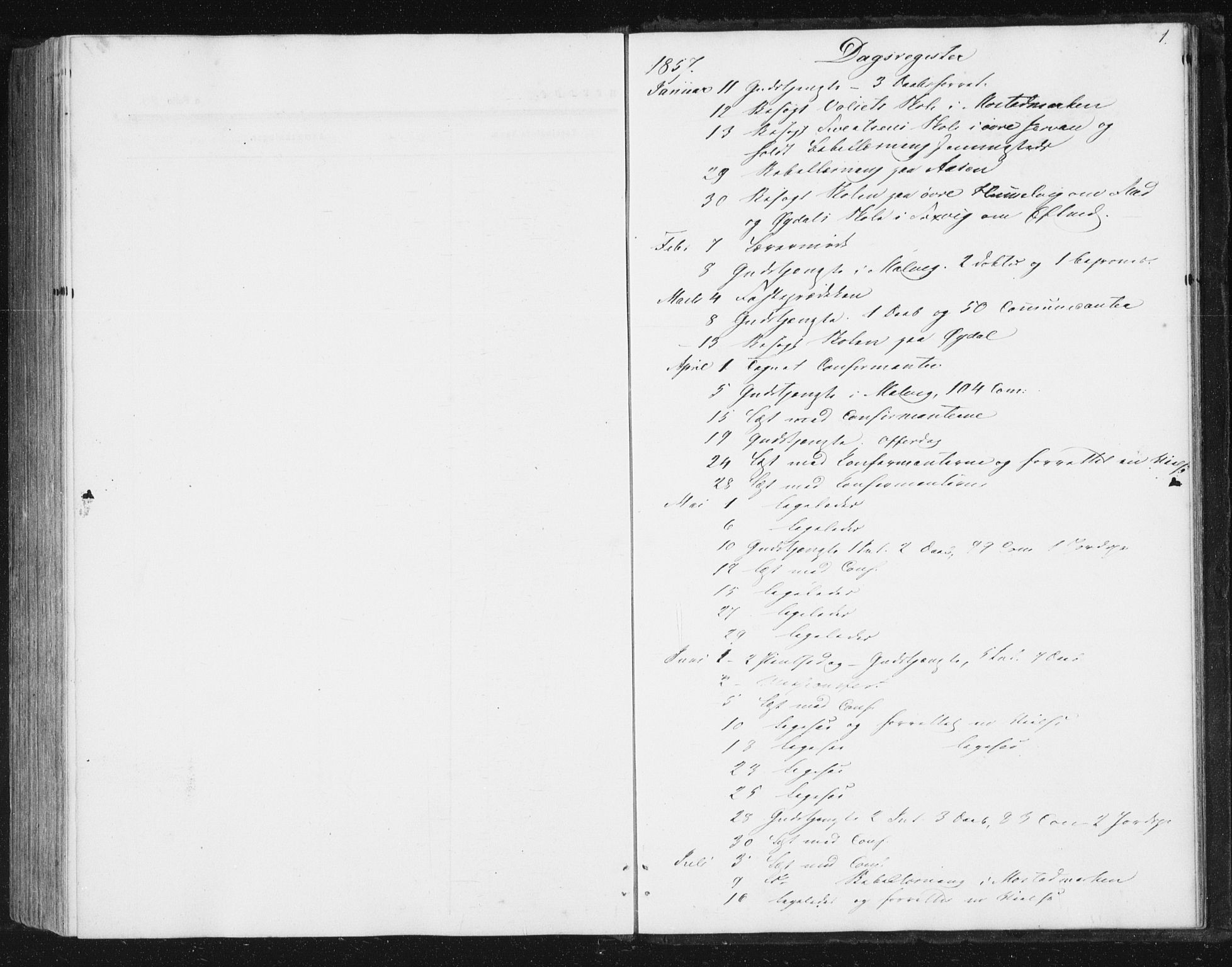 Ministerialprotokoller, klokkerbøker og fødselsregistre - Sør-Trøndelag, SAT/A-1456/616/L0408: Ministerialbok nr. 616A05, 1857-1865, s. 1