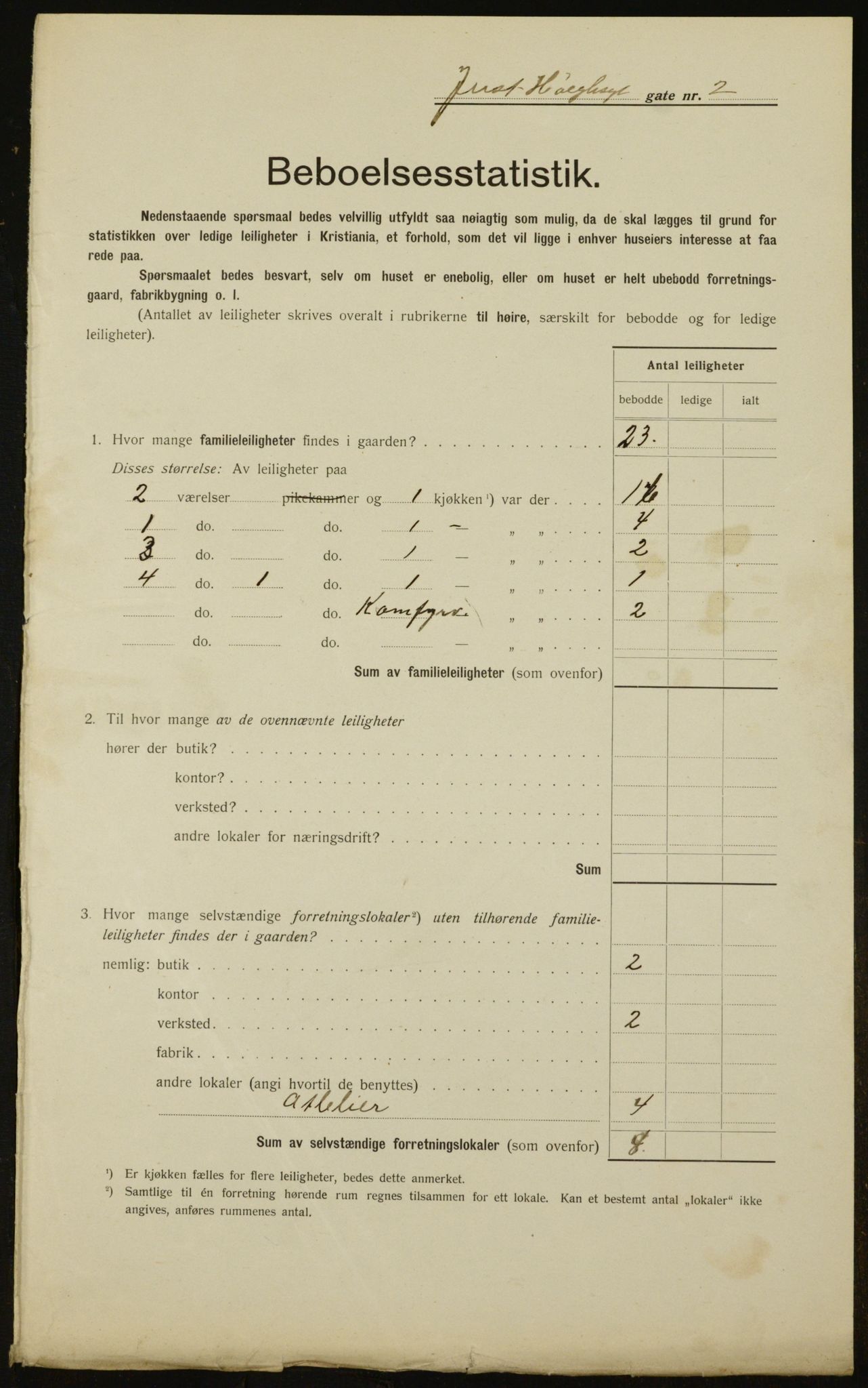 OBA, Kommunal folketelling 1.2.1912 for Kristiania, 1912, s. 47985