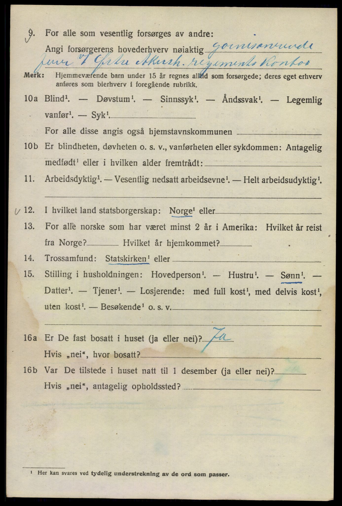 SAO, Folketelling 1920 for 0301 Kristiania kjøpstad, 1920, s. 647524