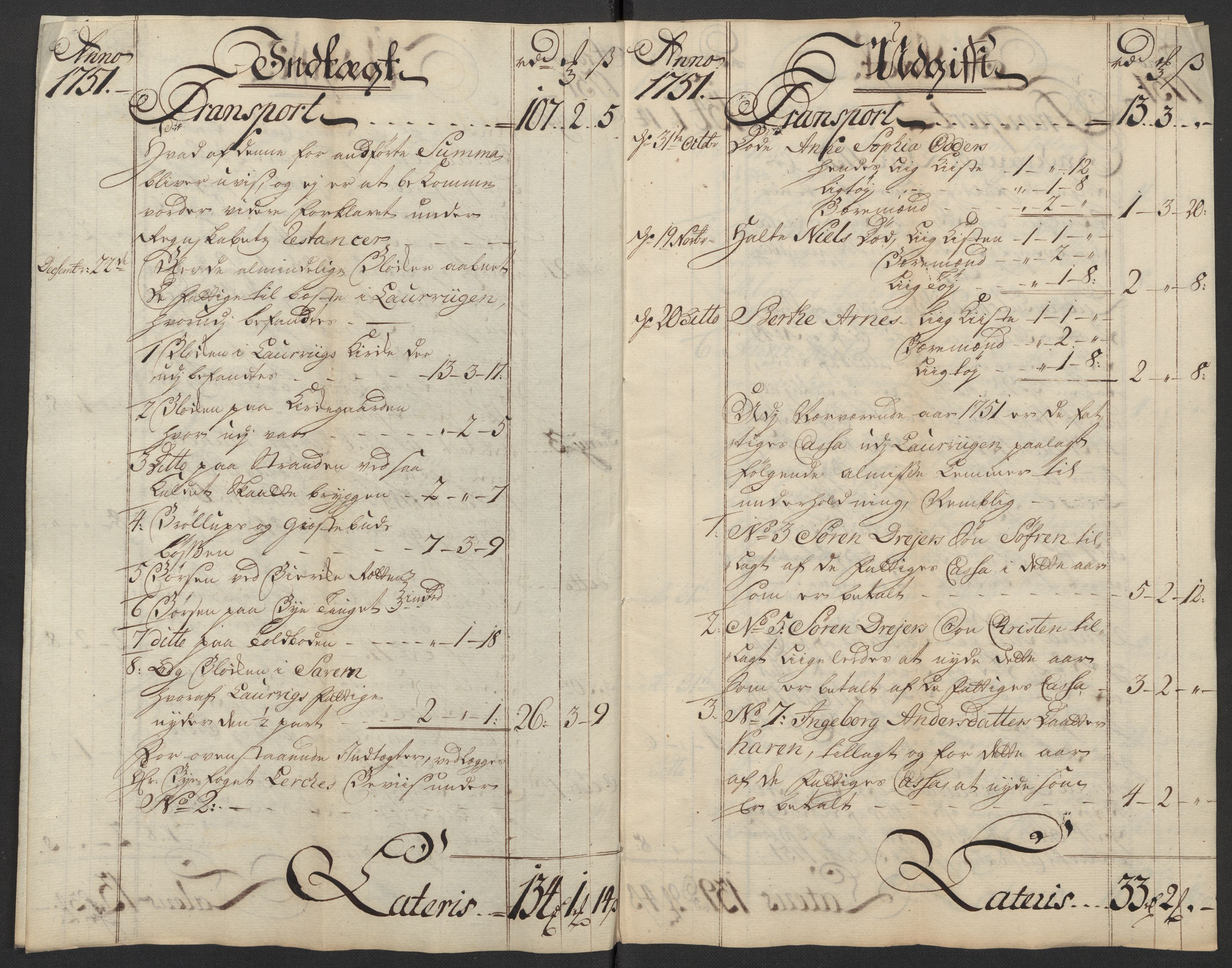 Kristiania tukthus, AV/SAO-A-10644/A/Ad/Adb/L0011: Innkomne skriv, rapporter og regnskap, 1742-1783, s. 70