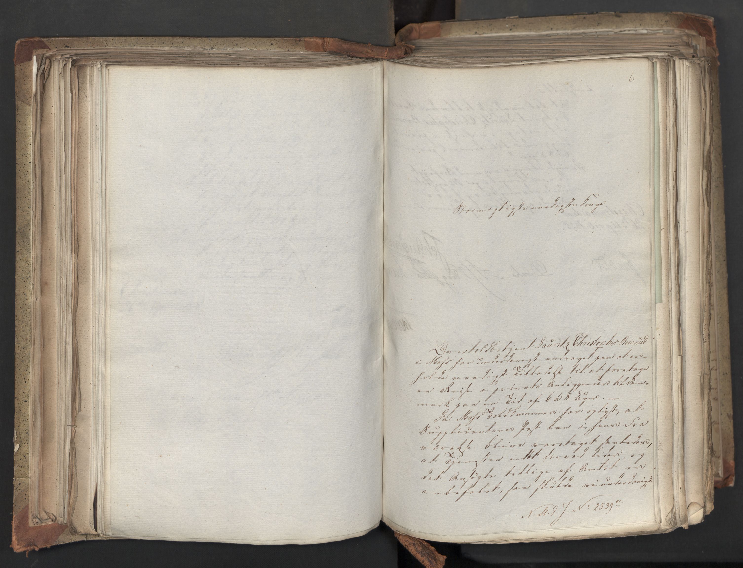 Statsrådsavdelingen i Stockholm, AV/RA-S-1003/D/Da/L0042: Regjeringsinnstillinger nr. 2467-2705, 1825, s. 218
