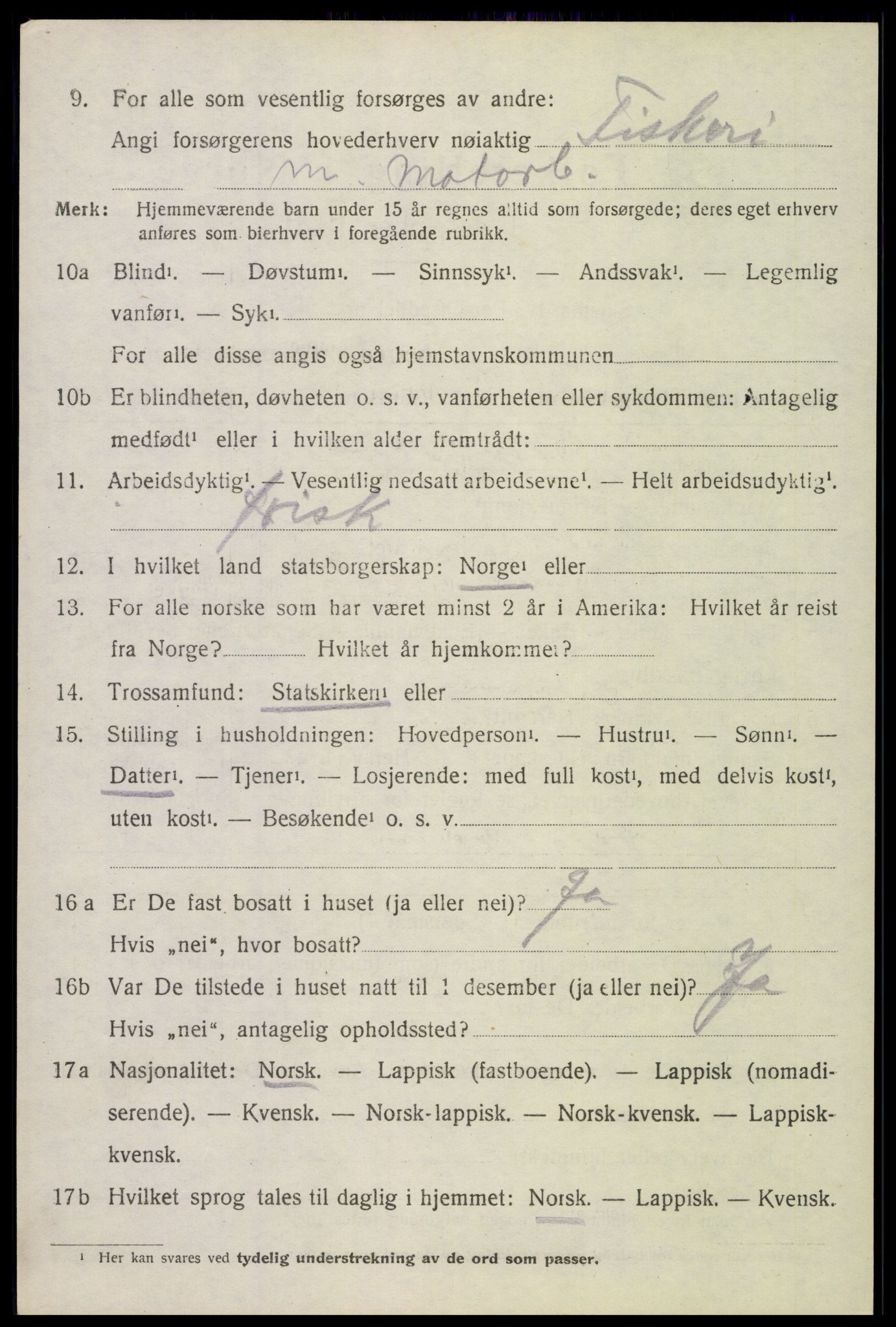 SAT, Folketelling 1920 for 1851 Lødingen herred, 1920, s. 1524