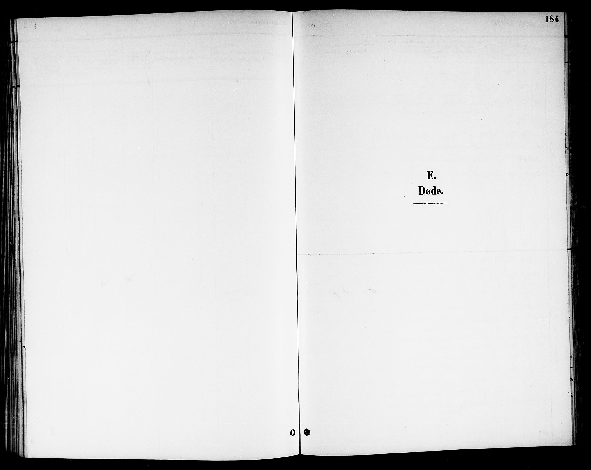 Nore kirkebøker, SAKO/A-238/G/Gb/L0003: Klokkerbok nr. II 3, 1894-1923, s. 184
