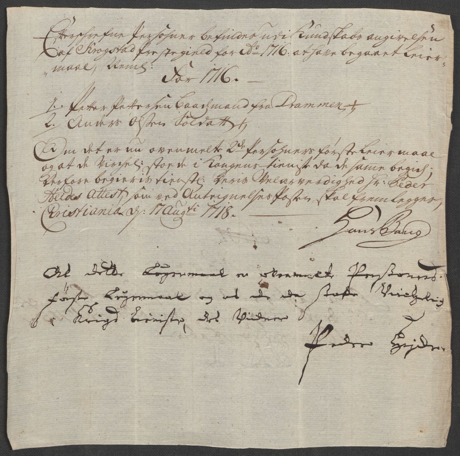 Rentekammeret inntil 1814, Reviderte regnskaper, Fogderegnskap, AV/RA-EA-4092/R10/L0454: Fogderegnskap Aker og Follo, 1716, s. 553