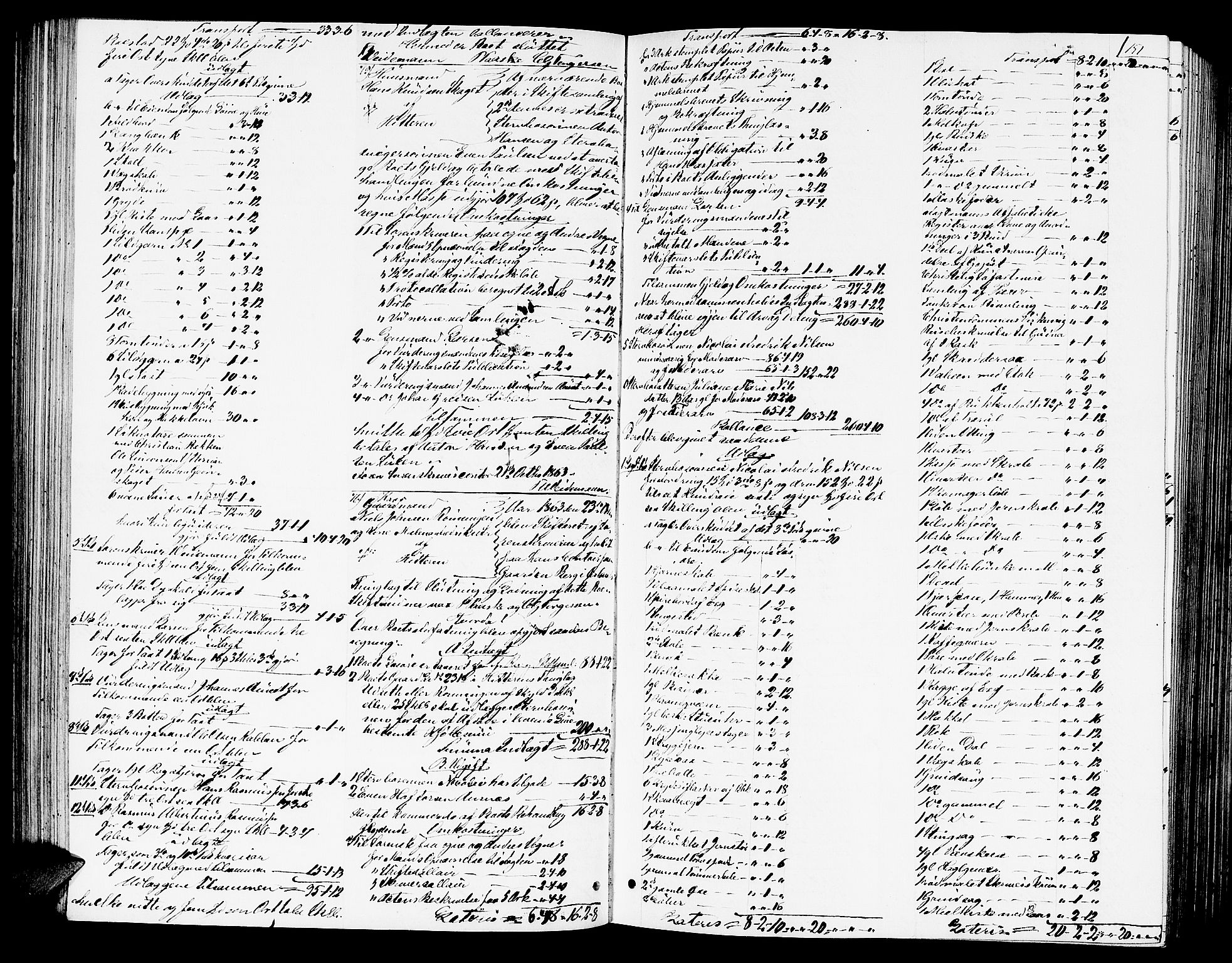 Fosen sorenskriveri, AV/SAT-A-1107/1/3/3A/L0024: Skifteutlodningsprotokoll nr. 3, 1861-1867, s. 151