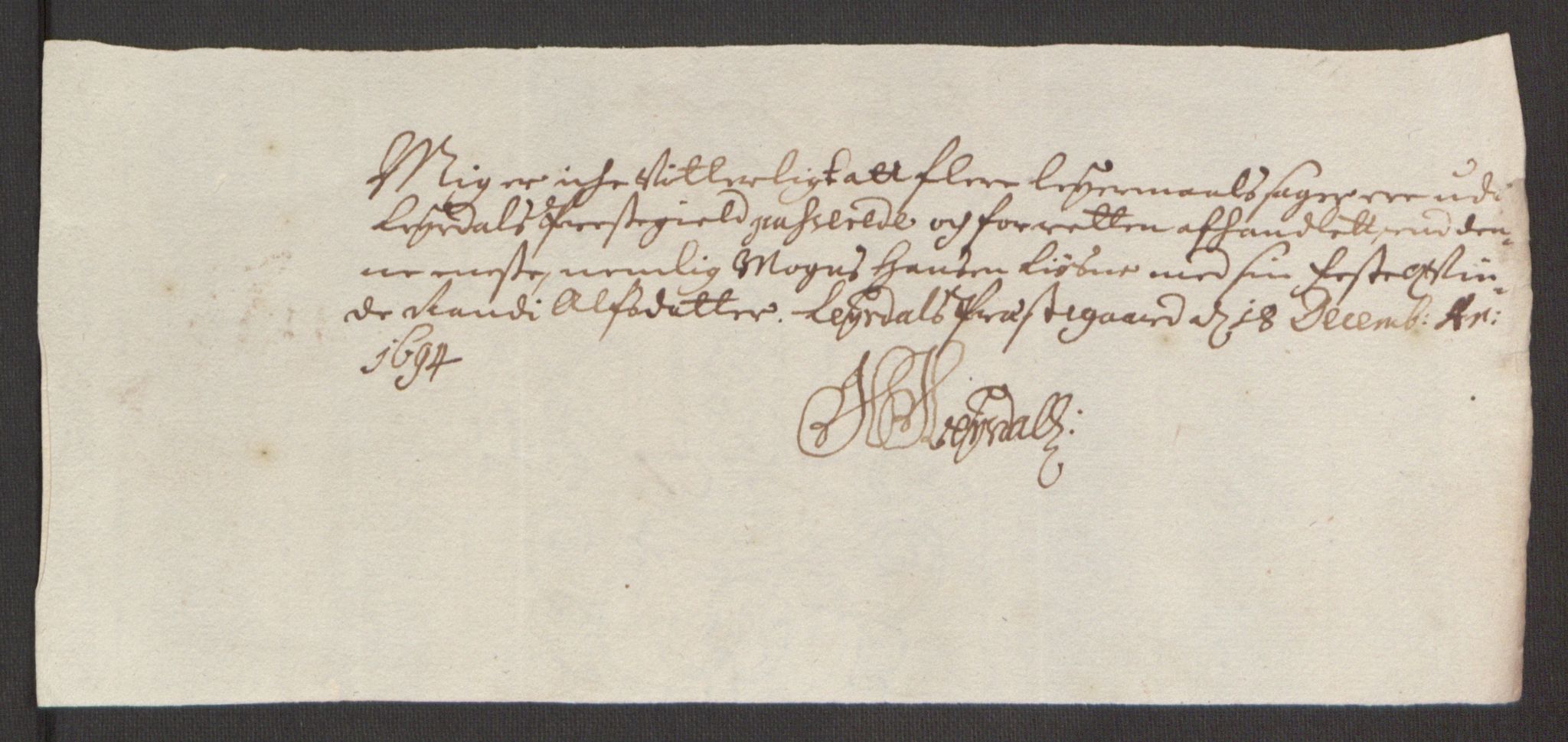 Rentekammeret inntil 1814, Reviderte regnskaper, Fogderegnskap, RA/EA-4092/R52/L3307: Fogderegnskap Sogn, 1693-1694, s. 454