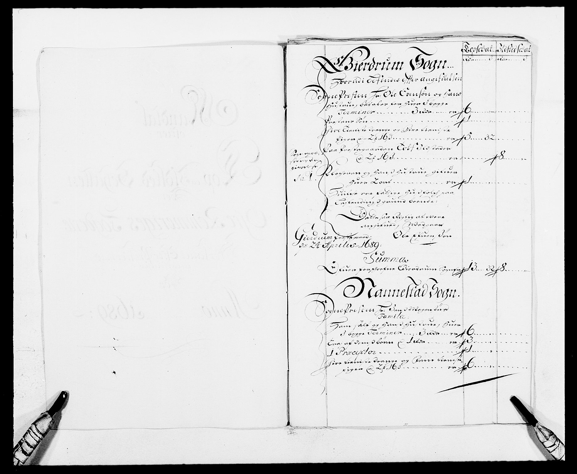 Rentekammeret inntil 1814, Reviderte regnskaper, Fogderegnskap, AV/RA-EA-4092/R12/L0701: Fogderegnskap Øvre Romerike, 1689, s. 205