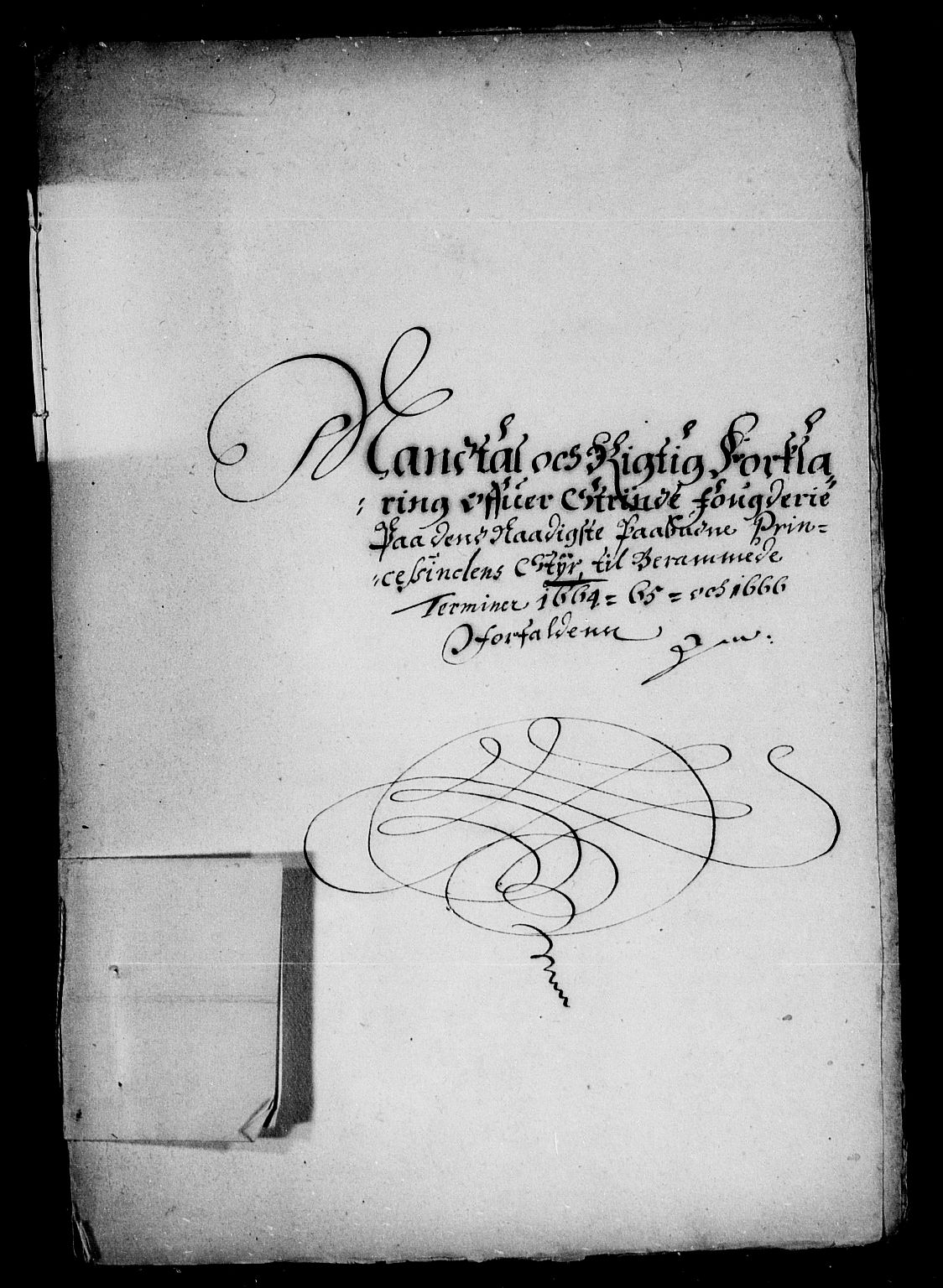 Rentekammeret inntil 1814, Reviderte regnskaper, Stiftamtstueregnskaper, Trondheim stiftamt og Nordland amt, AV/RA-EA-6044/R/Rd/L0034: Trondheim stiftamt, 1664-1671