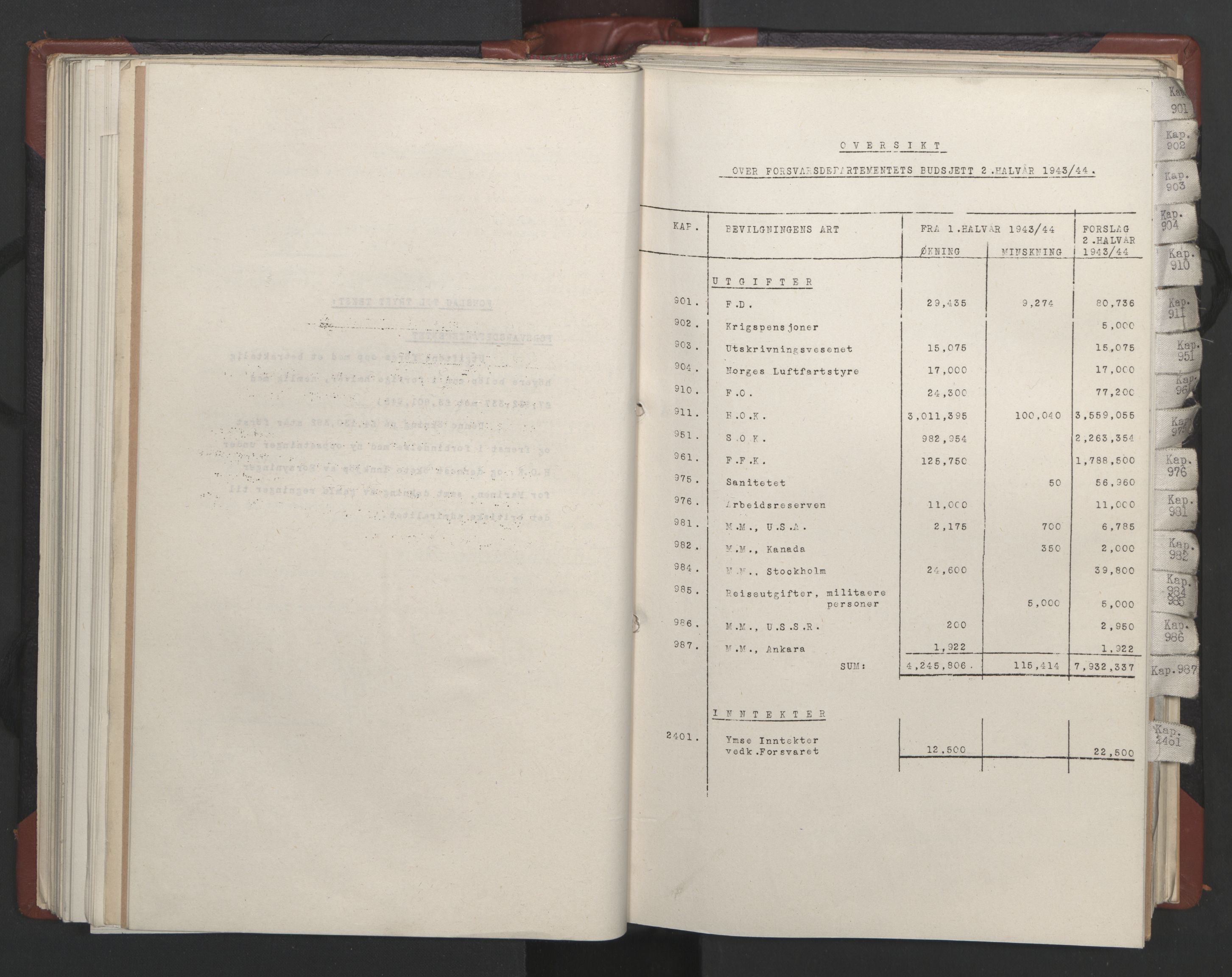 Statsrådssekretariatet, AV/RA-S-1001/A/Ac/L0124: Kgl. res. 14/1-30/6, 1944, s. 160