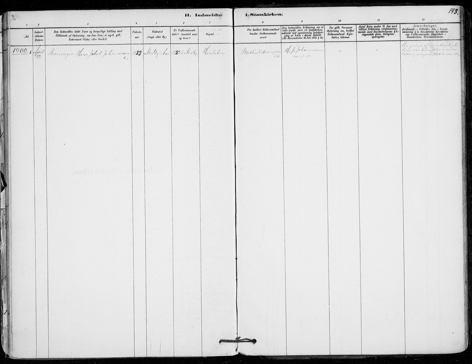 Vestby prestekontor Kirkebøker, AV/SAO-A-10893/F/Fd/L0001: Ministerialbok nr. IV 1, 1878-1945, s. 143