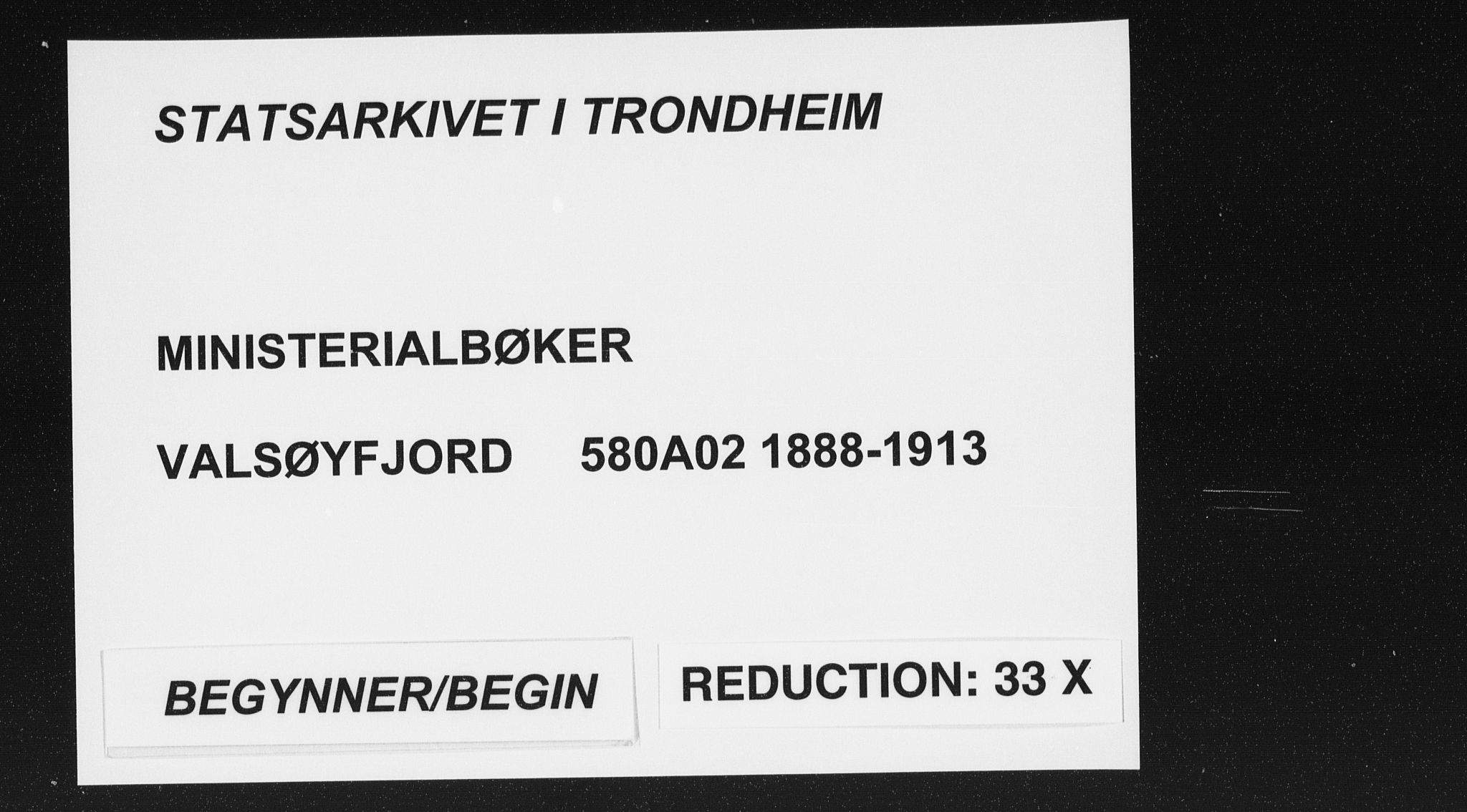 Ministerialprotokoller, klokkerbøker og fødselsregistre - Møre og Romsdal, SAT/A-1454/580/L0925: Ministerialbok nr. 580A02, 1888-1913