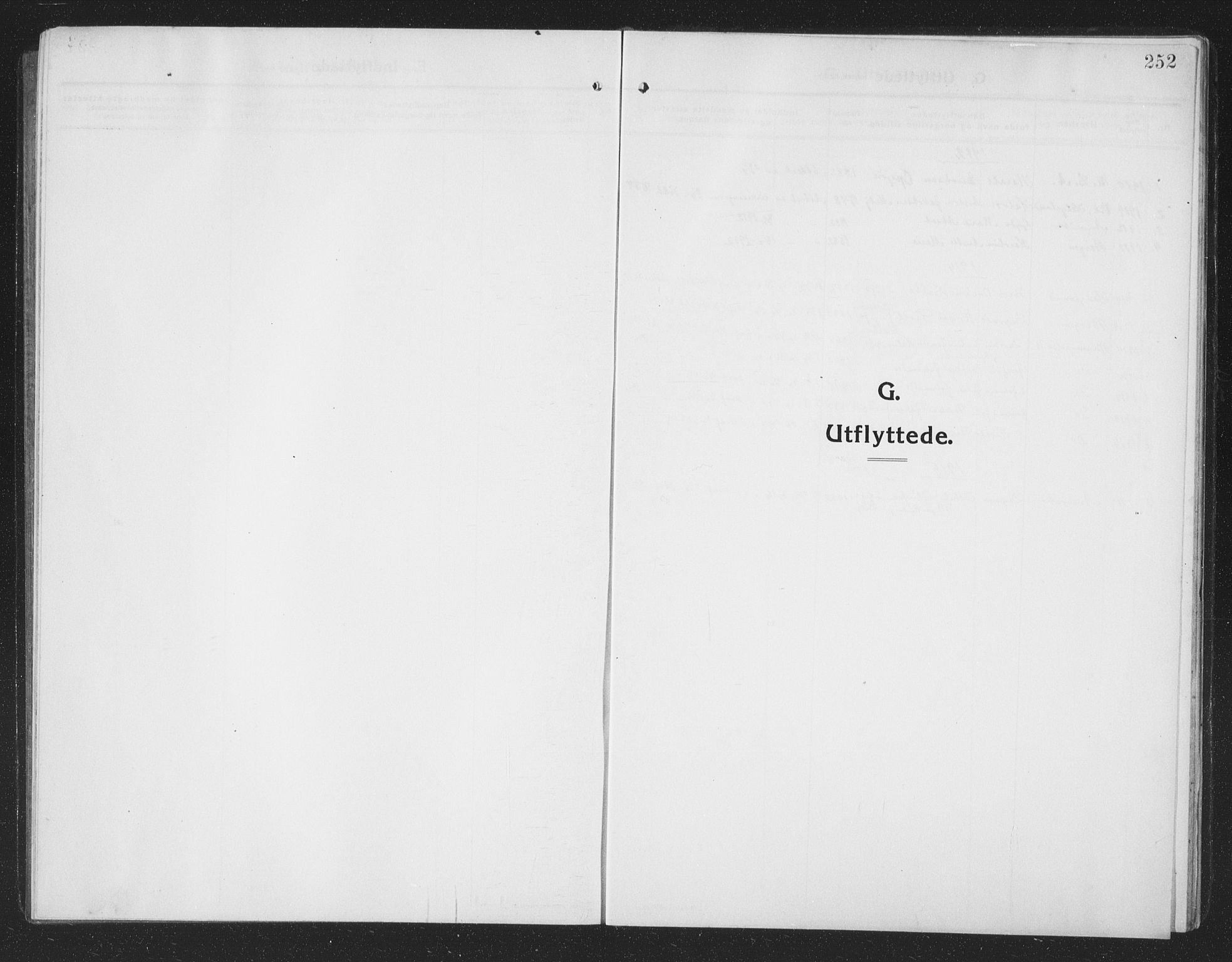 Ministerialprotokoller, klokkerbøker og fødselsregistre - Nordland, AV/SAT-A-1459/814/L0231: Klokkerbok nr. 814C04, 1912-1926, s. 252