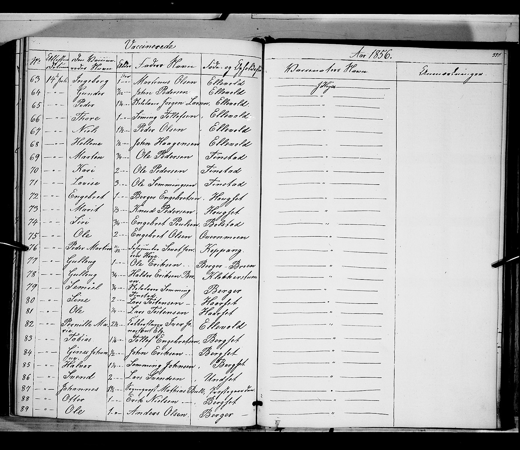 Rendalen prestekontor, AV/SAH-PREST-054/H/Ha/Haa/L0005: Ministerialbok nr. 5, 1853-1866, s. 334