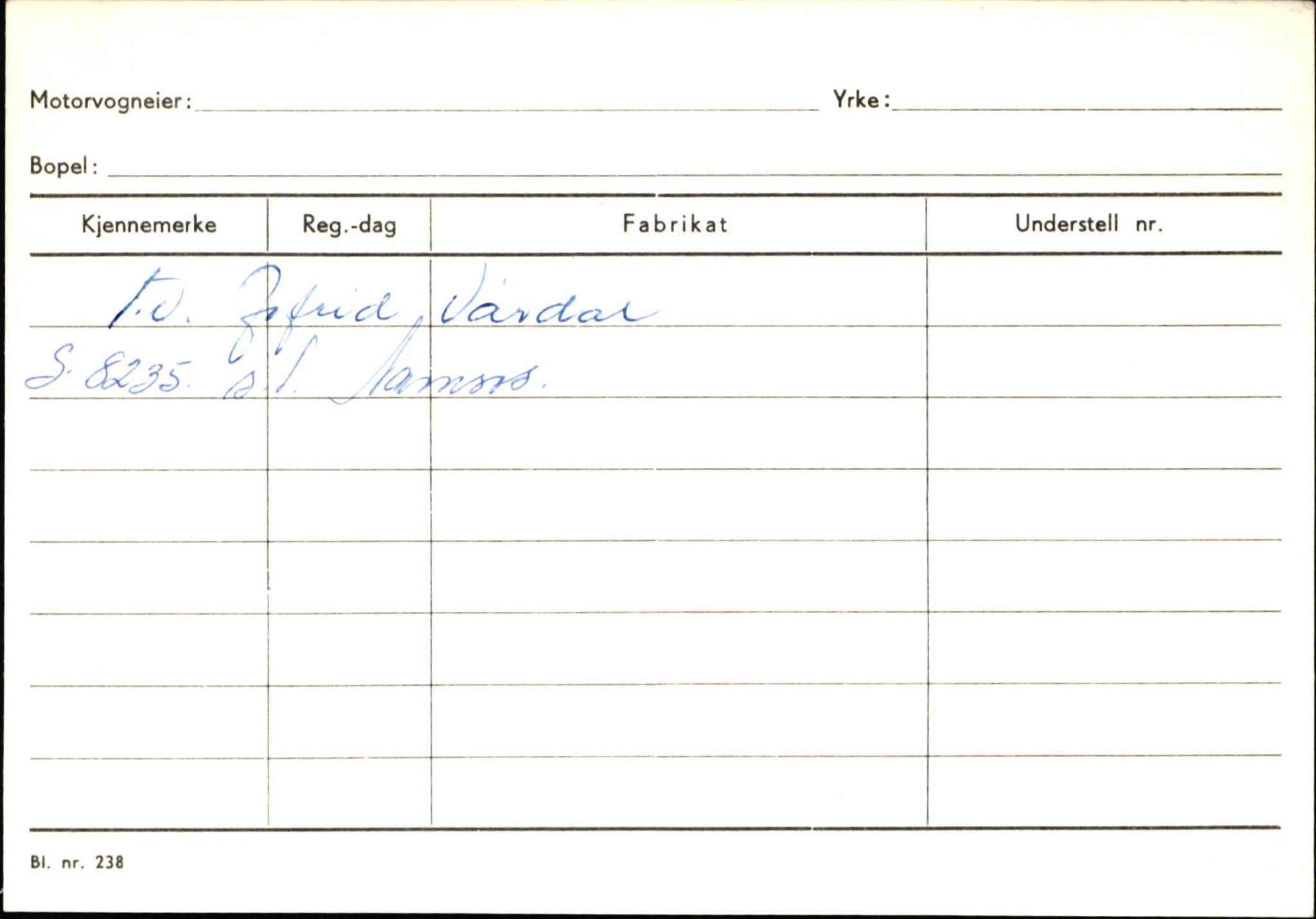 Statens vegvesen, Sogn og Fjordane vegkontor, AV/SAB-A-5301/4/F/L0130: Eigarregister Eid T-Å. Høyanger A-O, 1945-1975, s. 2009
