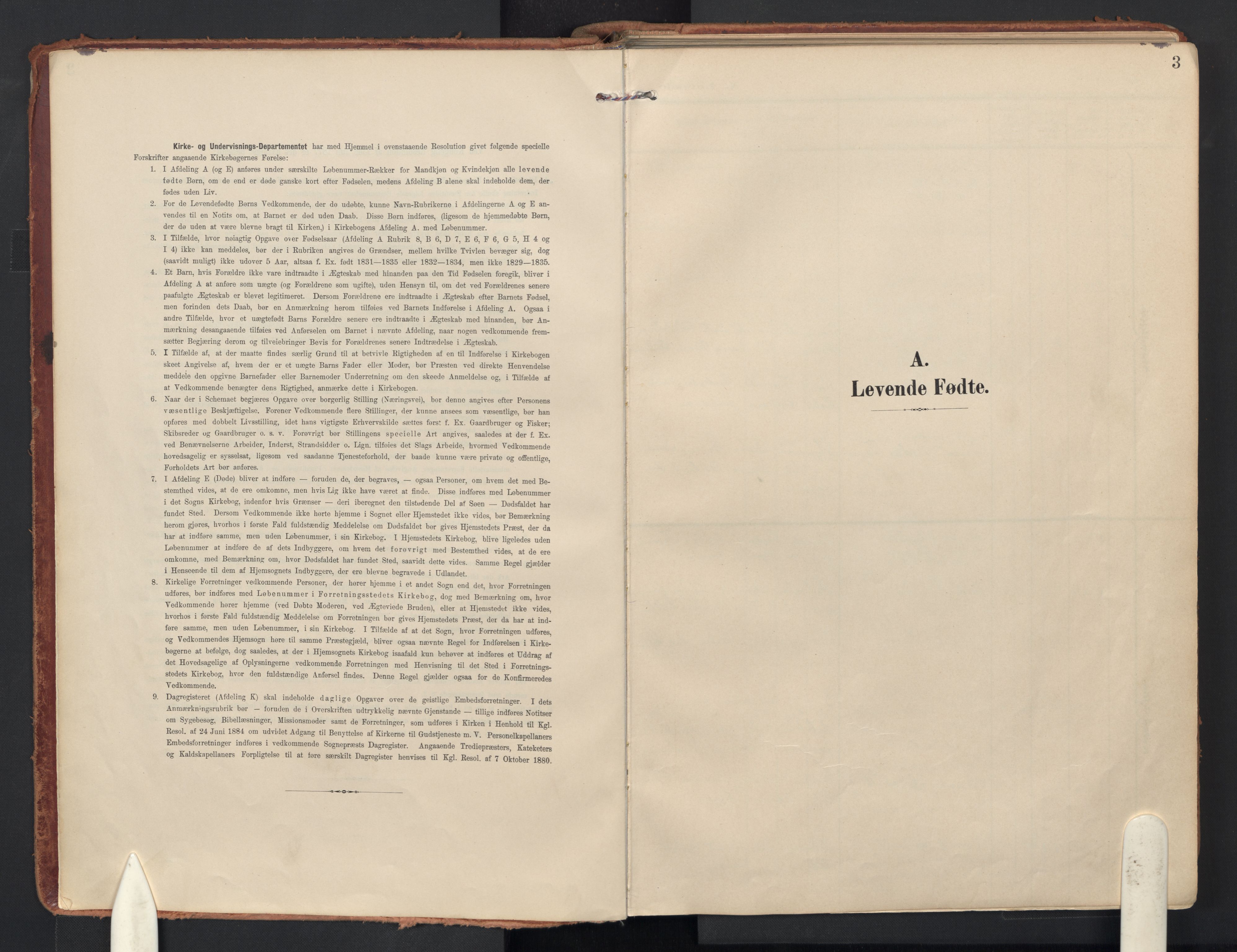 Drøbak prestekontor Kirkebøker, AV/SAO-A-10142a/F/Fb/L0003: Ministerialbok nr. II 3, 1897-1918, s. 3