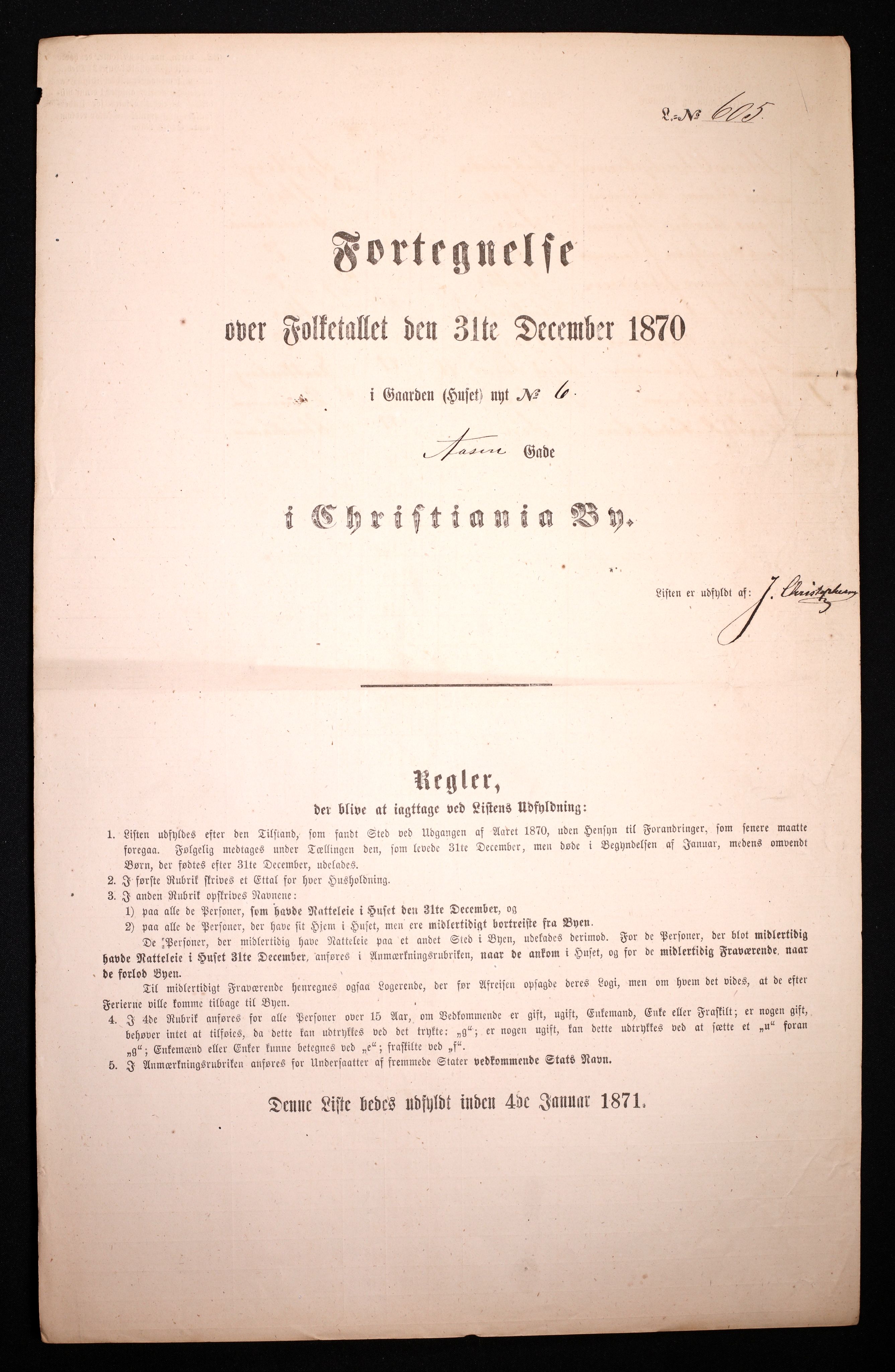 RA, Folketelling 1870 for 0301 Kristiania kjøpstad, 1870, s. 4804